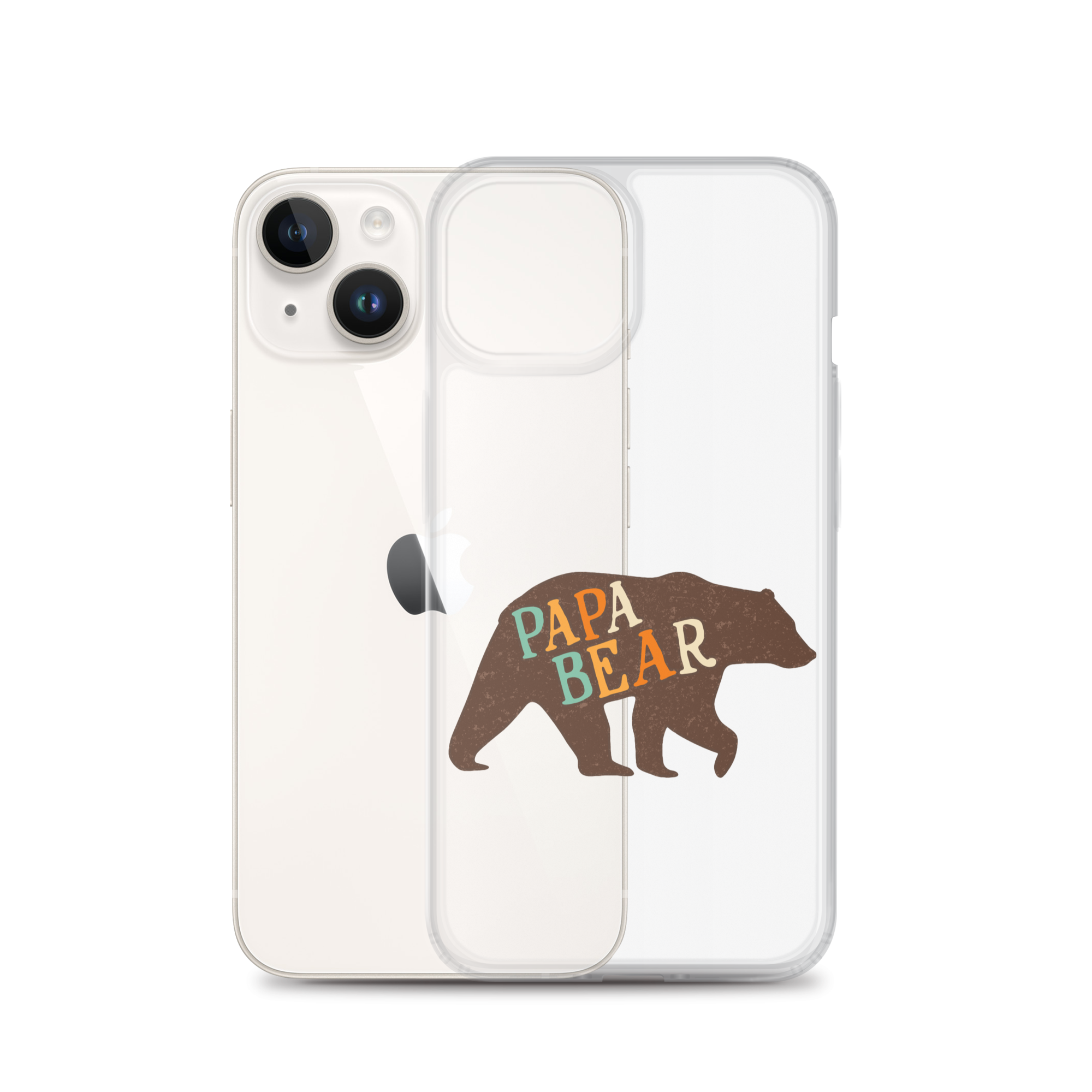 Papa Bear Clear Case for iPhone®