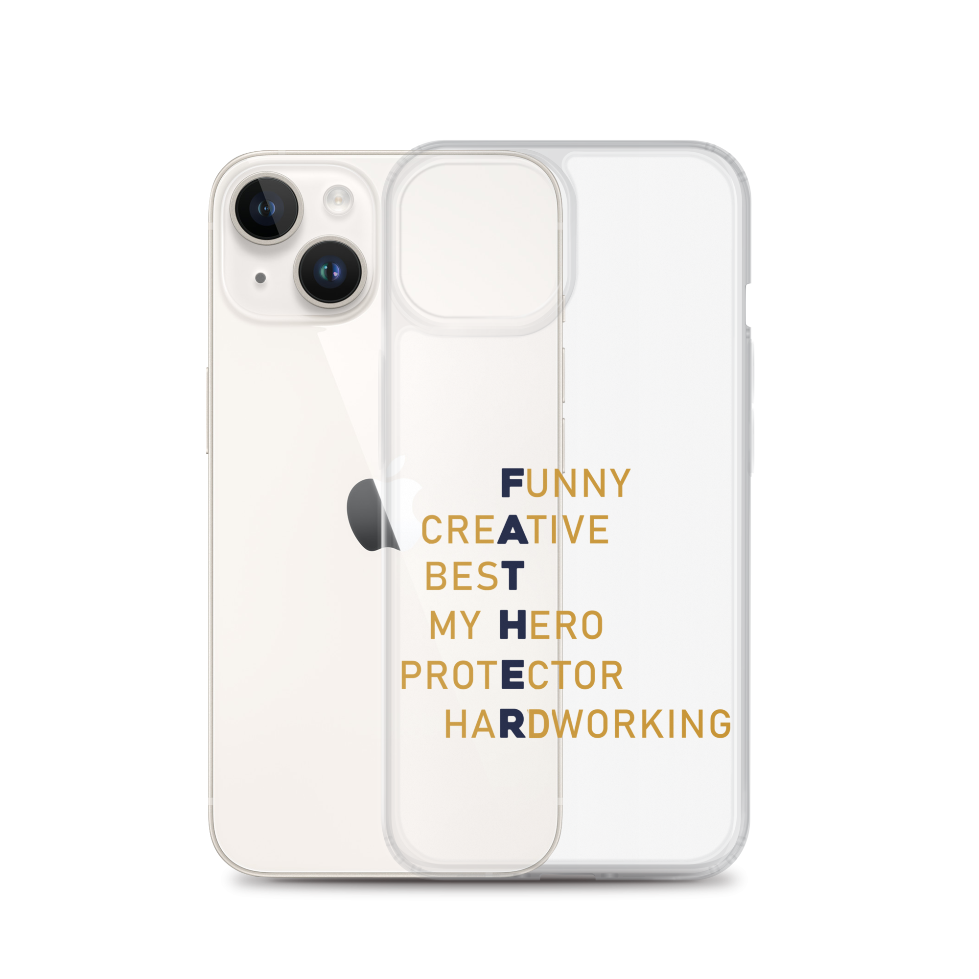 Funny Creative Best My Hero Protector HardWorking Clear Case for iPhone®