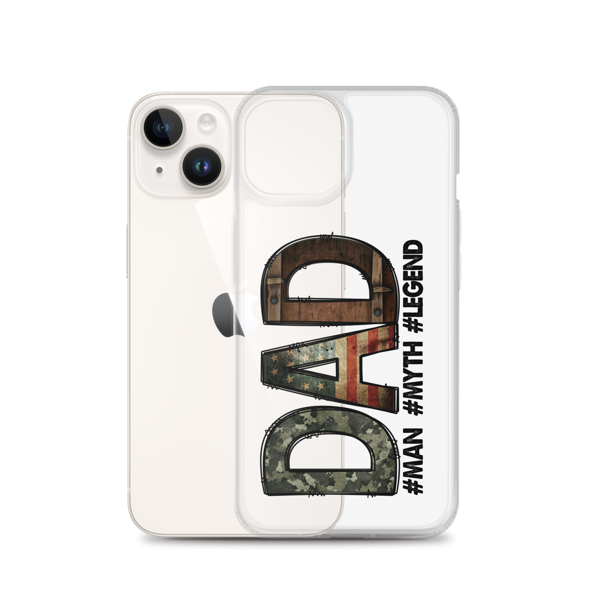 Dad #Man #Myth #Legend Clear Case for iPhone®