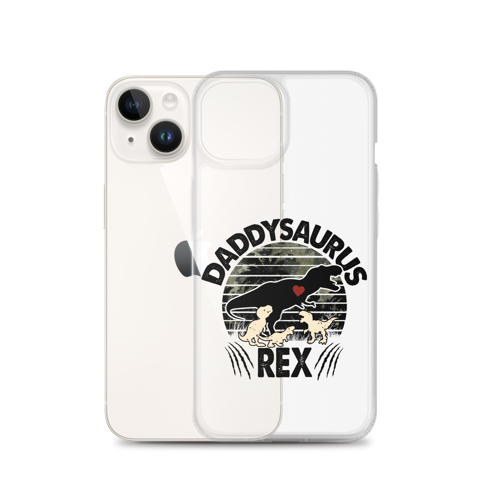 Daddysaurus Rex Clear Case for iPhone®