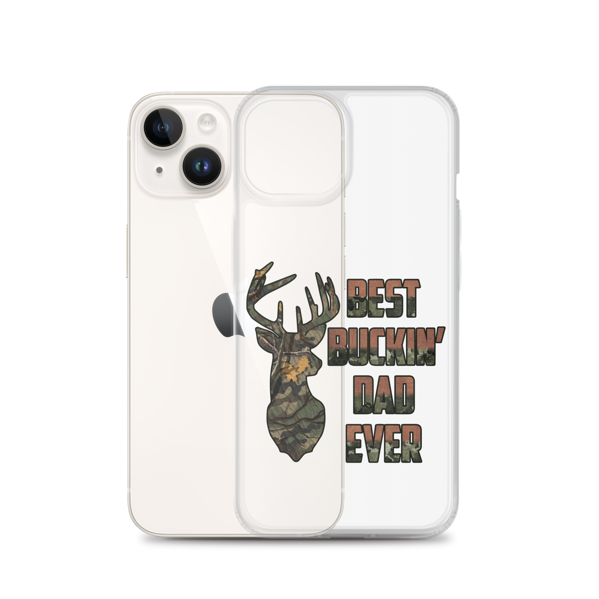 Best Buckin' Dad Ever Clear Case for iPhone®