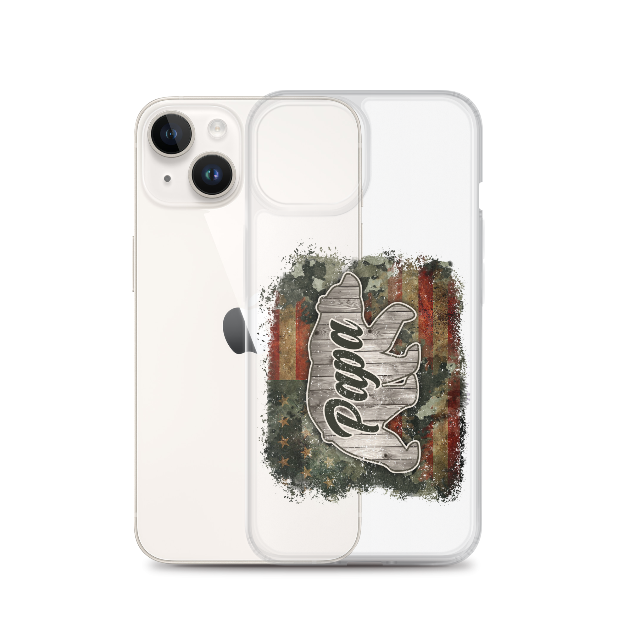 Papa Clear Case for iPhone®