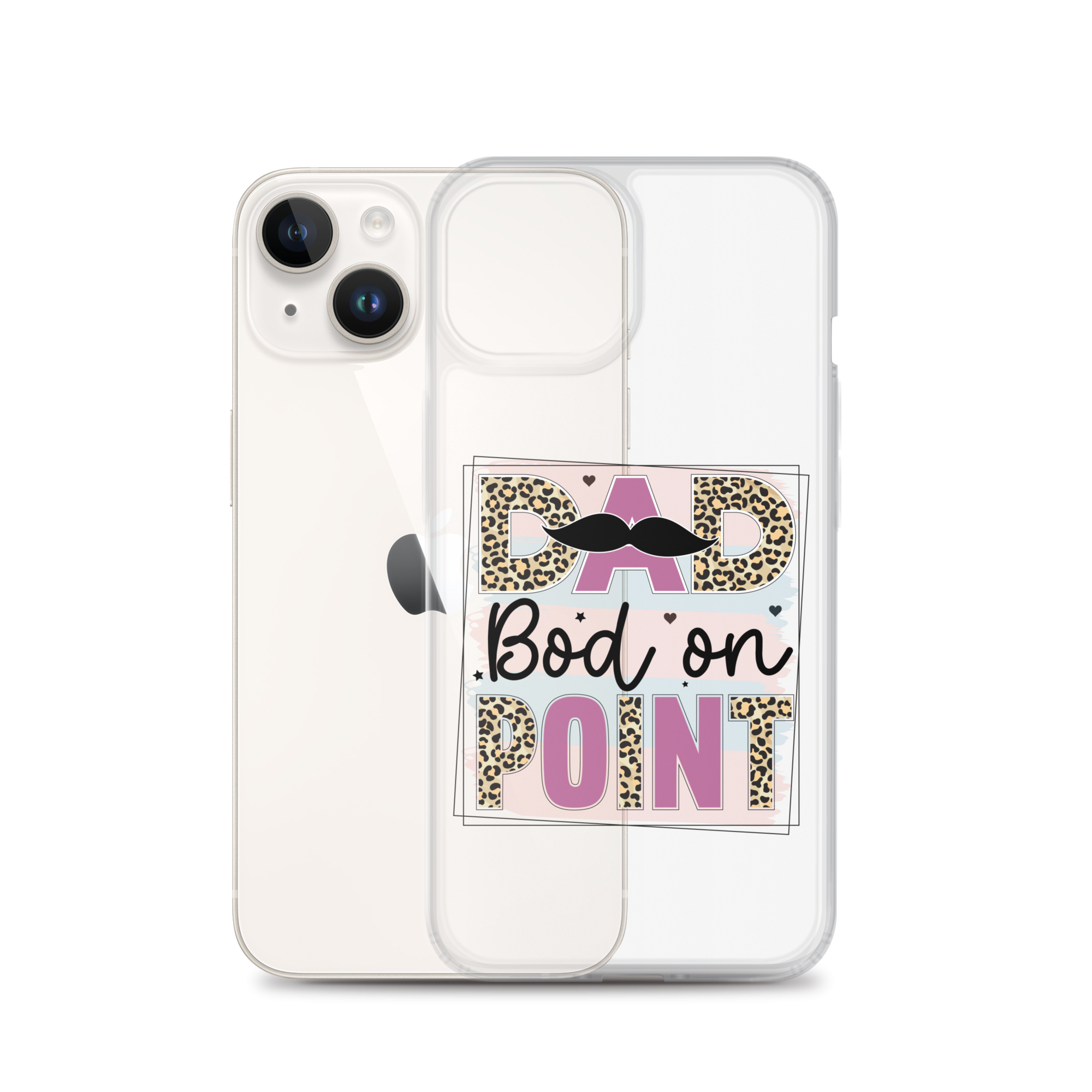 Dad Bod On Point Clear Case for iPhone®