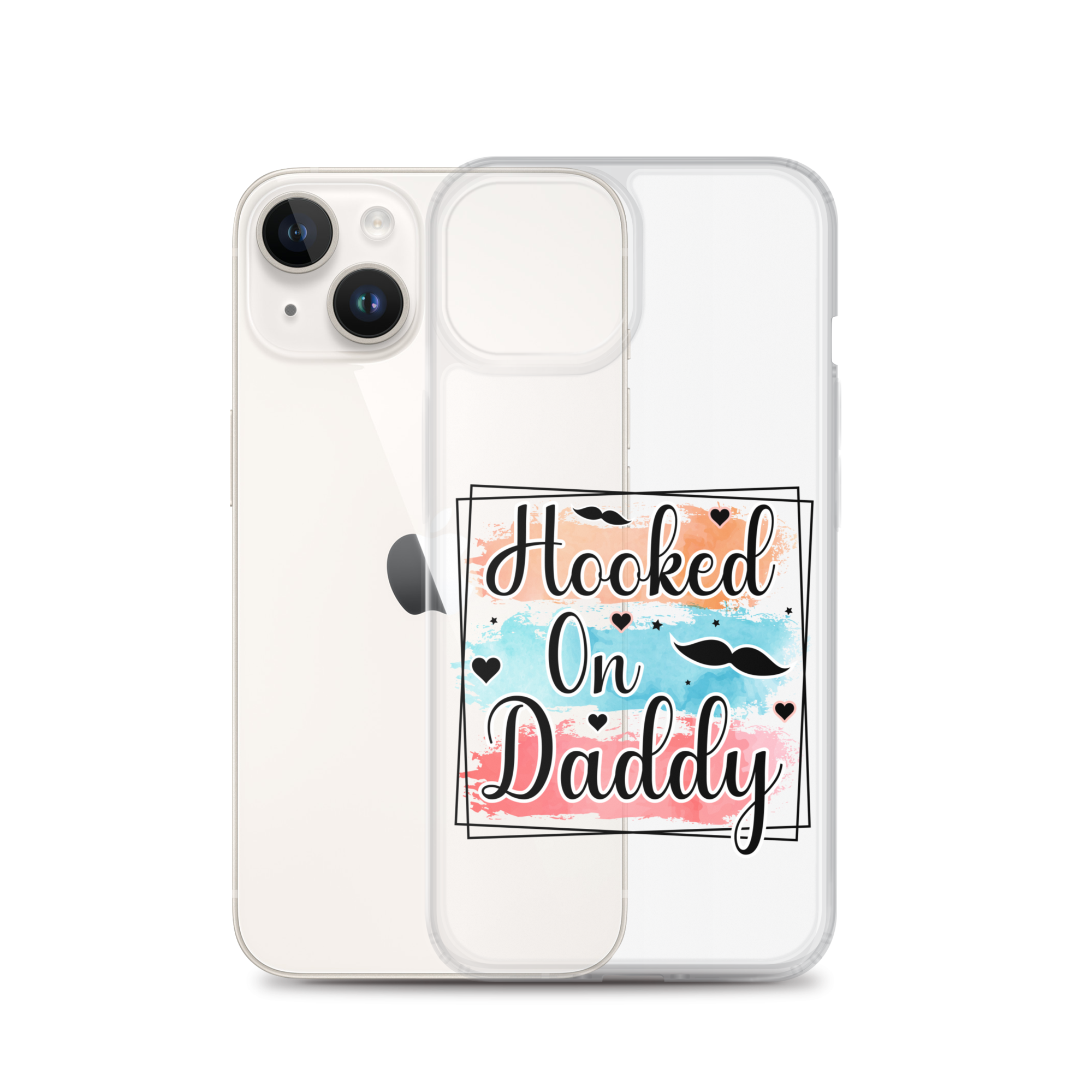 Hooked On Daddy Clear Case for iPhone®