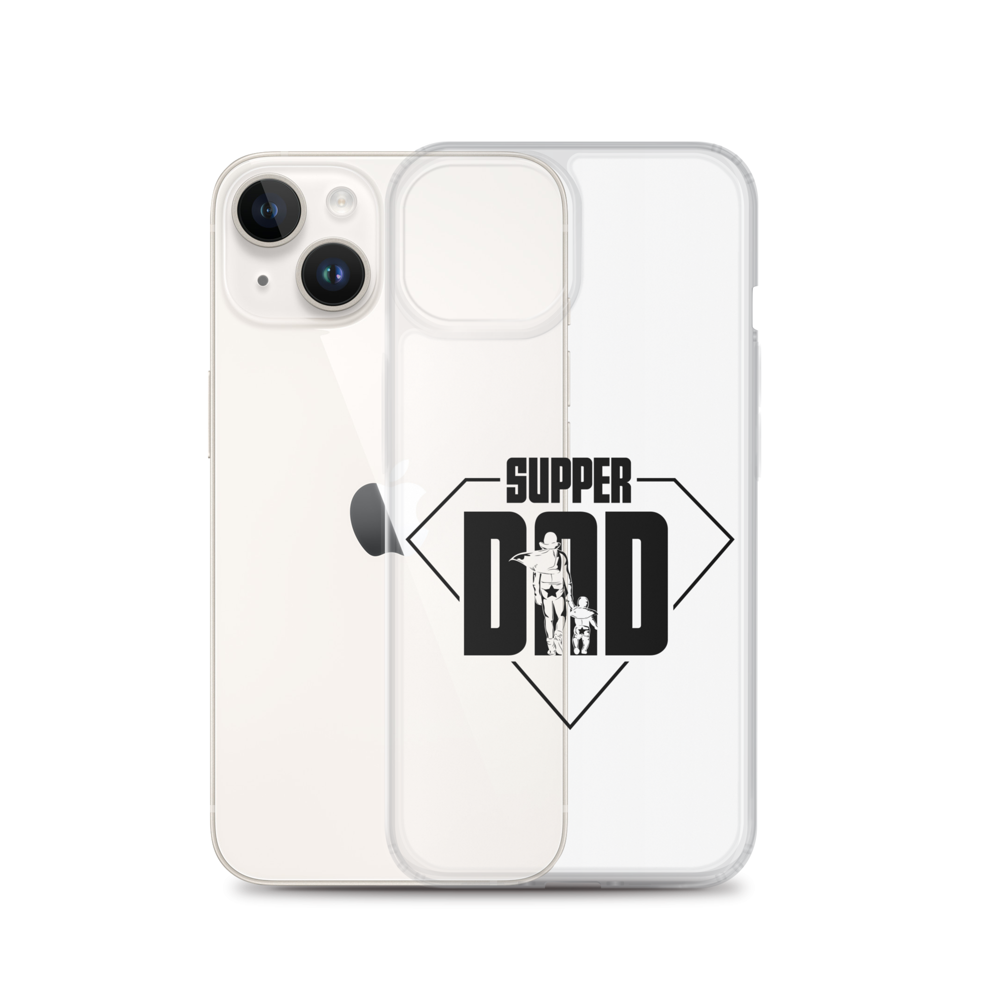 Super Dad Clear Case for iPhone®