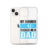 Mer Dad Don't Mess With My Mermaid Clear Case for iPhone®