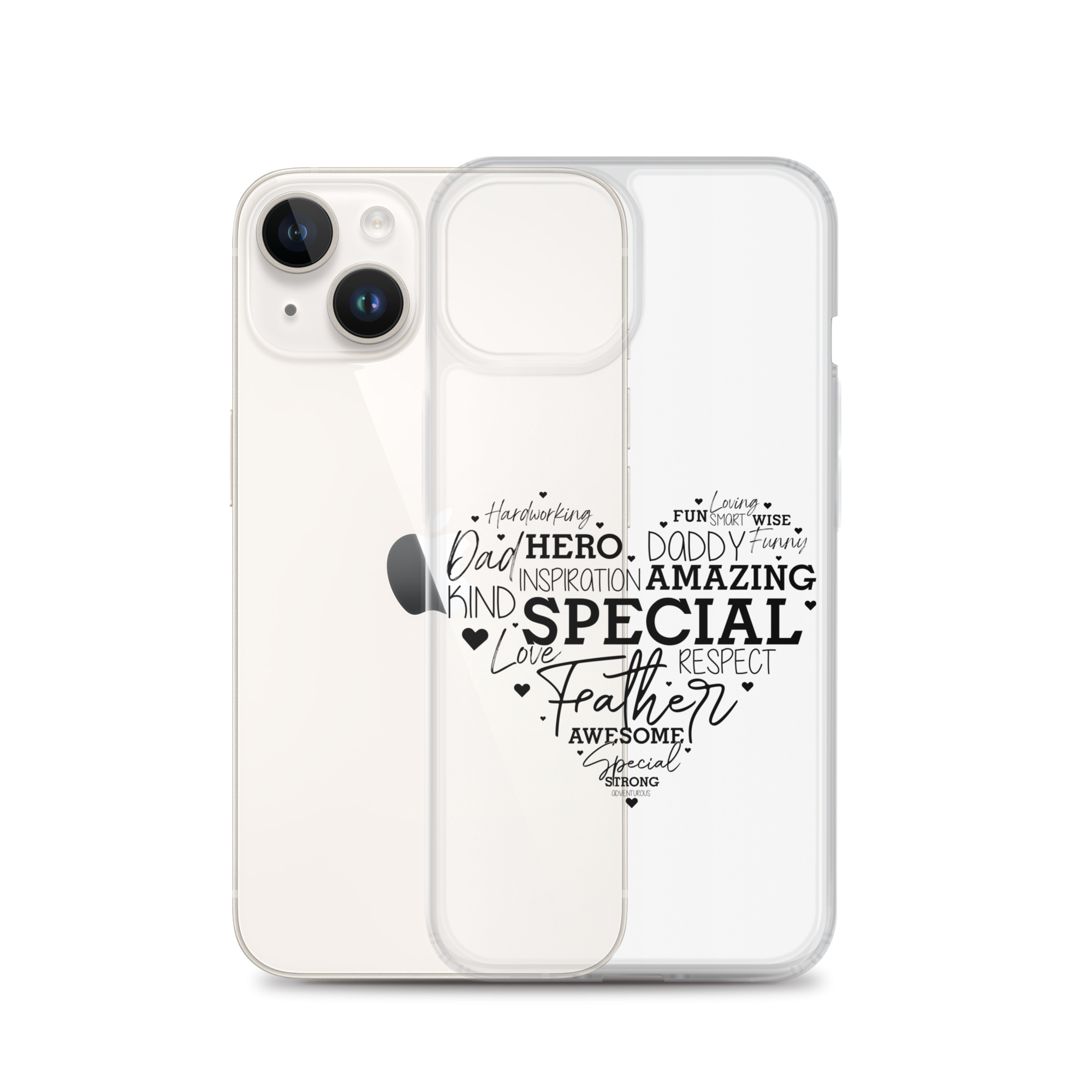 Father Special Hero Amazing Clear Case for iPhone®