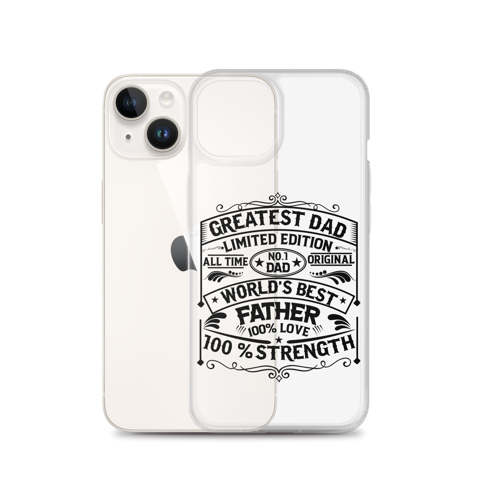 Greatest Dad Limited Edition All Time Clear Case for iPhone®