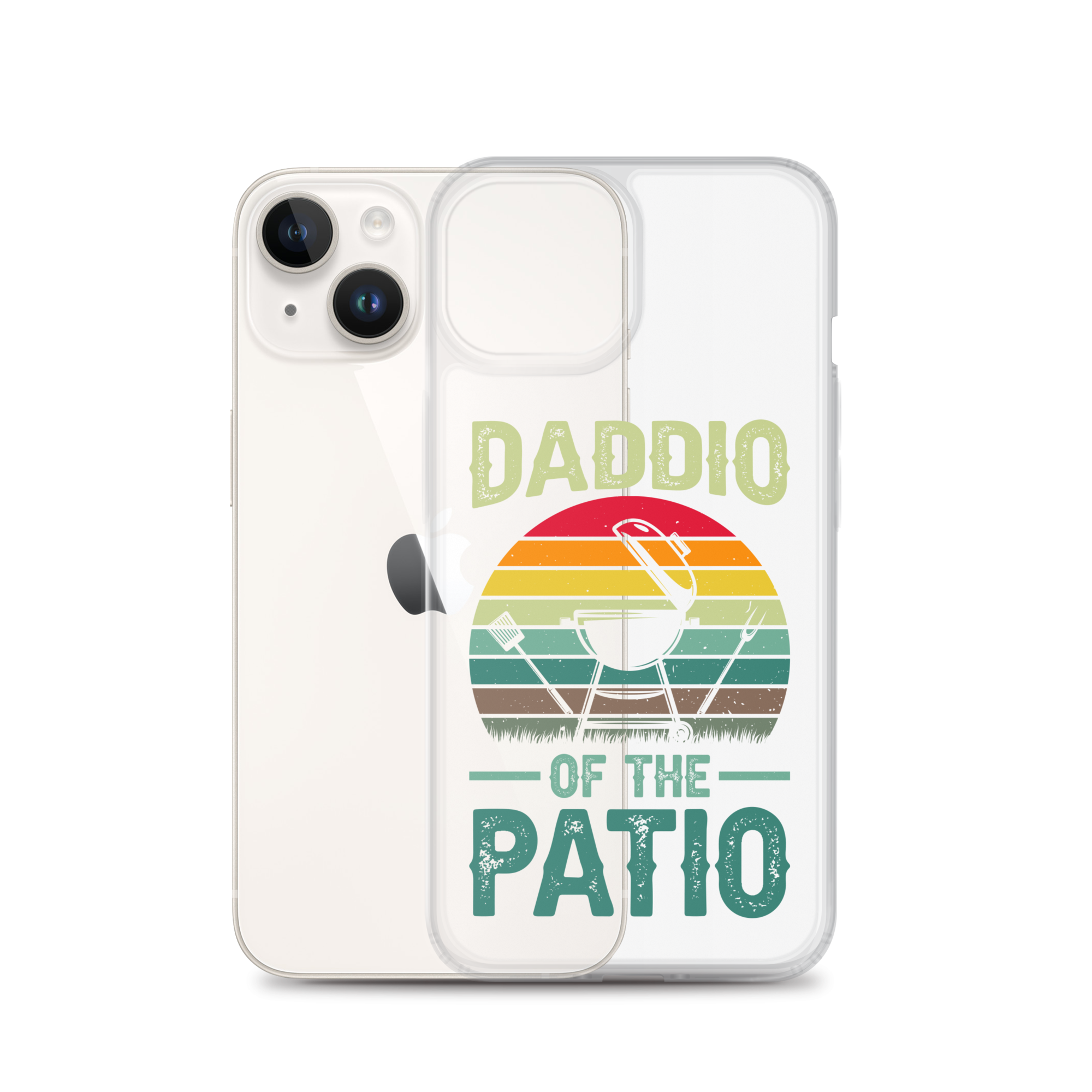 Daddio Of The Patio Clear Case for iPhone®