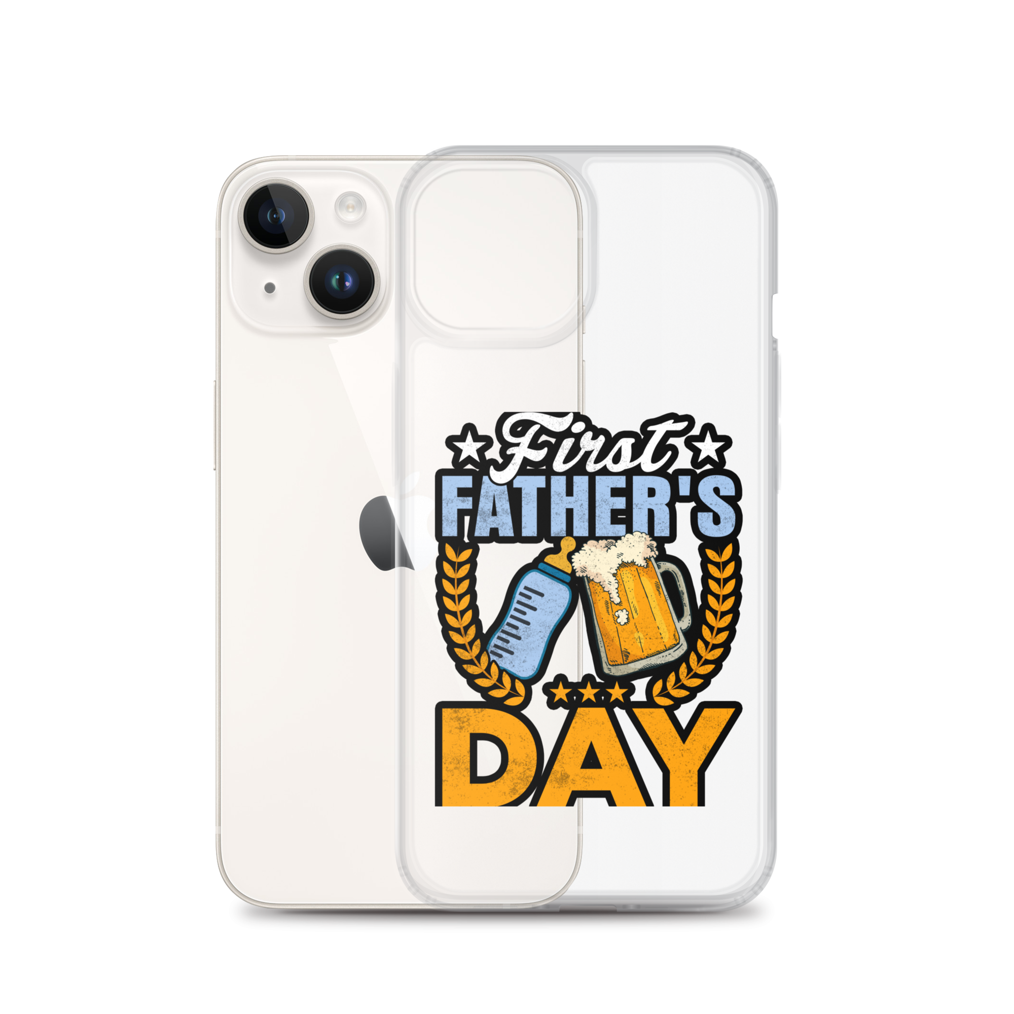 First Father's Day Clear Case for iPhone®