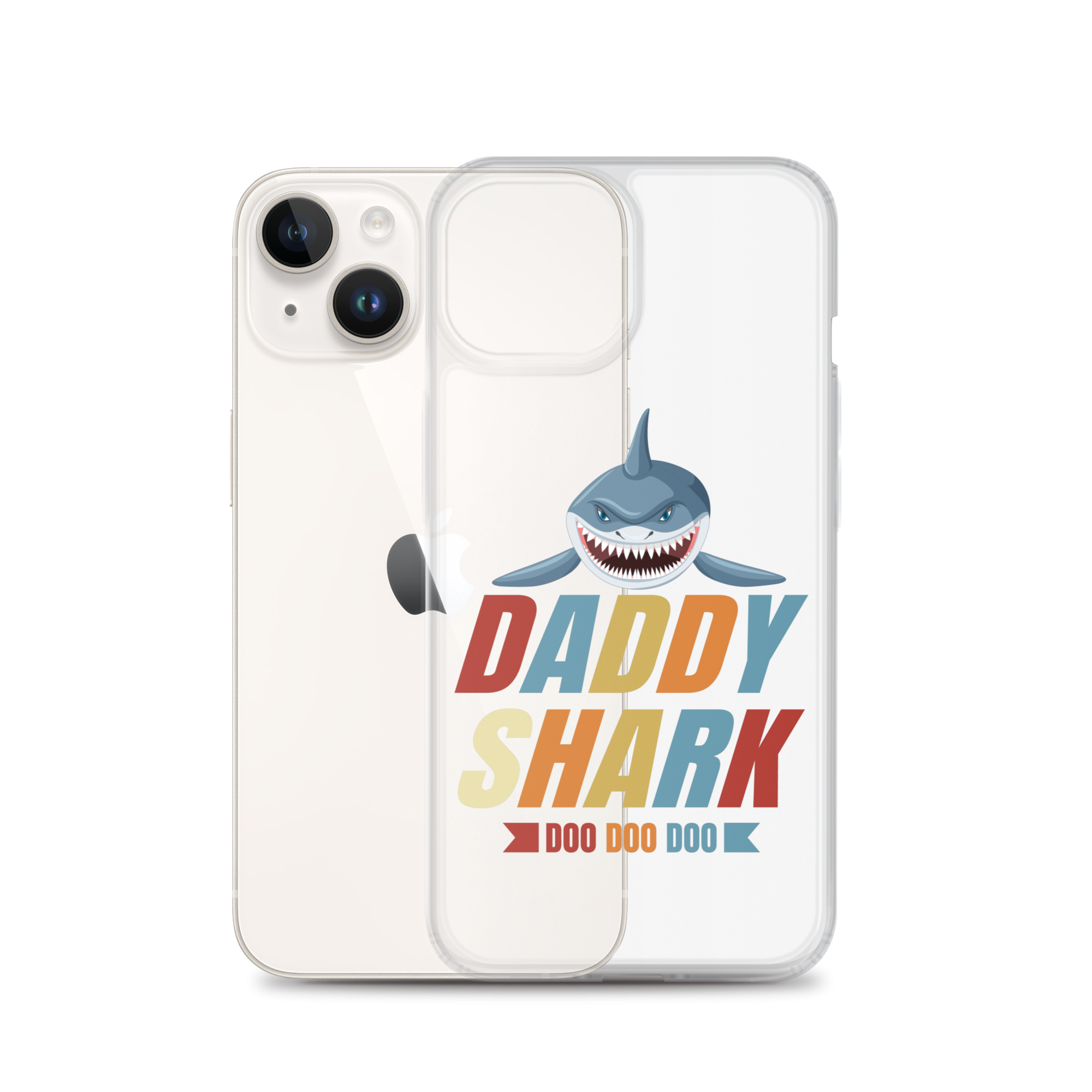 Daddy Shark Doo Doo Doo Clear Case for iPhone®