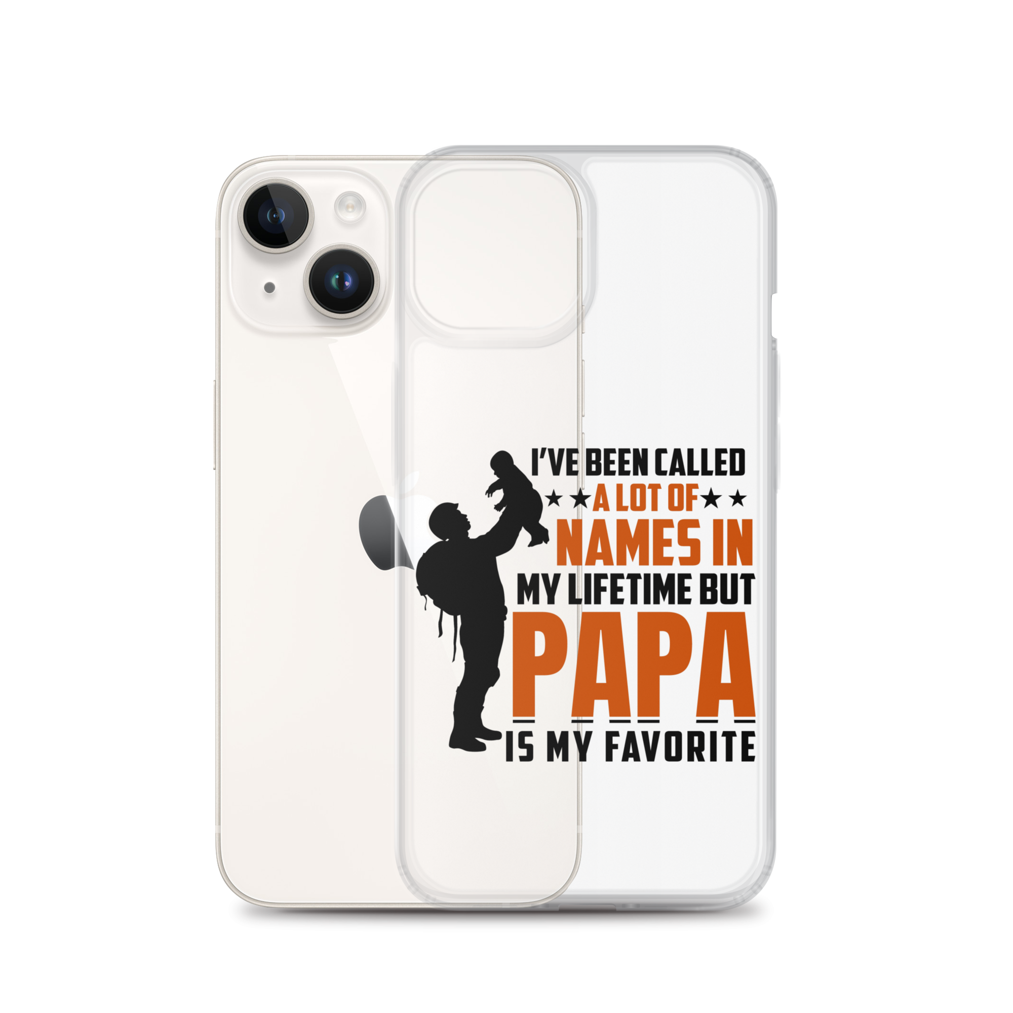 I've Been Called A Lot Of Names In My Lifetime But Papa Is My Favorite Clear Case for iPhone®