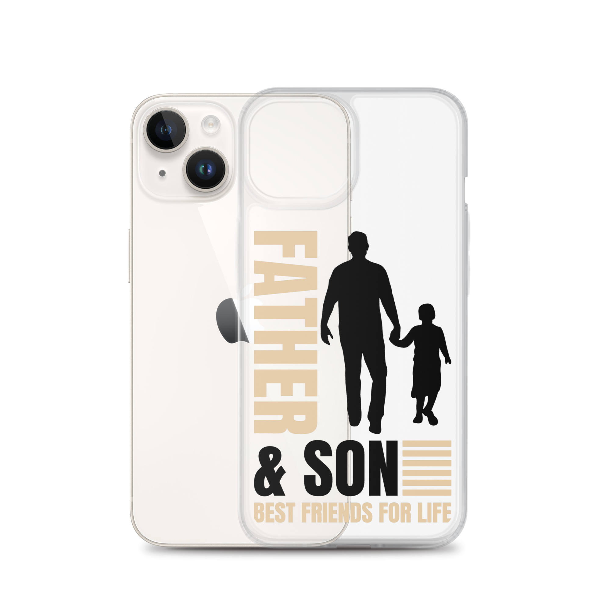 Father & Son Best Friends For Life Clear Case for iPhone®