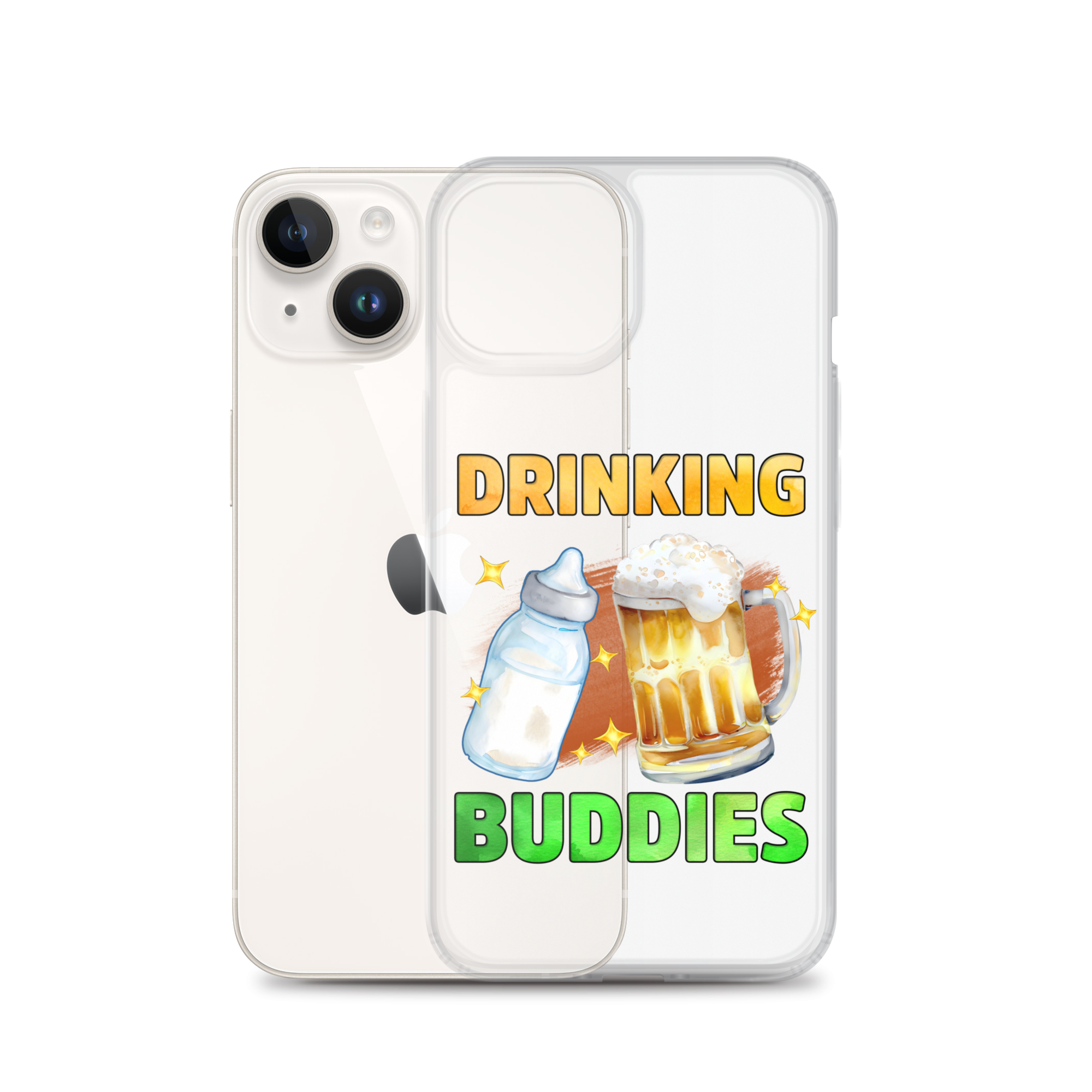 Drinking Buddies Clear Case for iPhone®