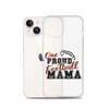 One Proud Football Mom Clear Case for iPhone®