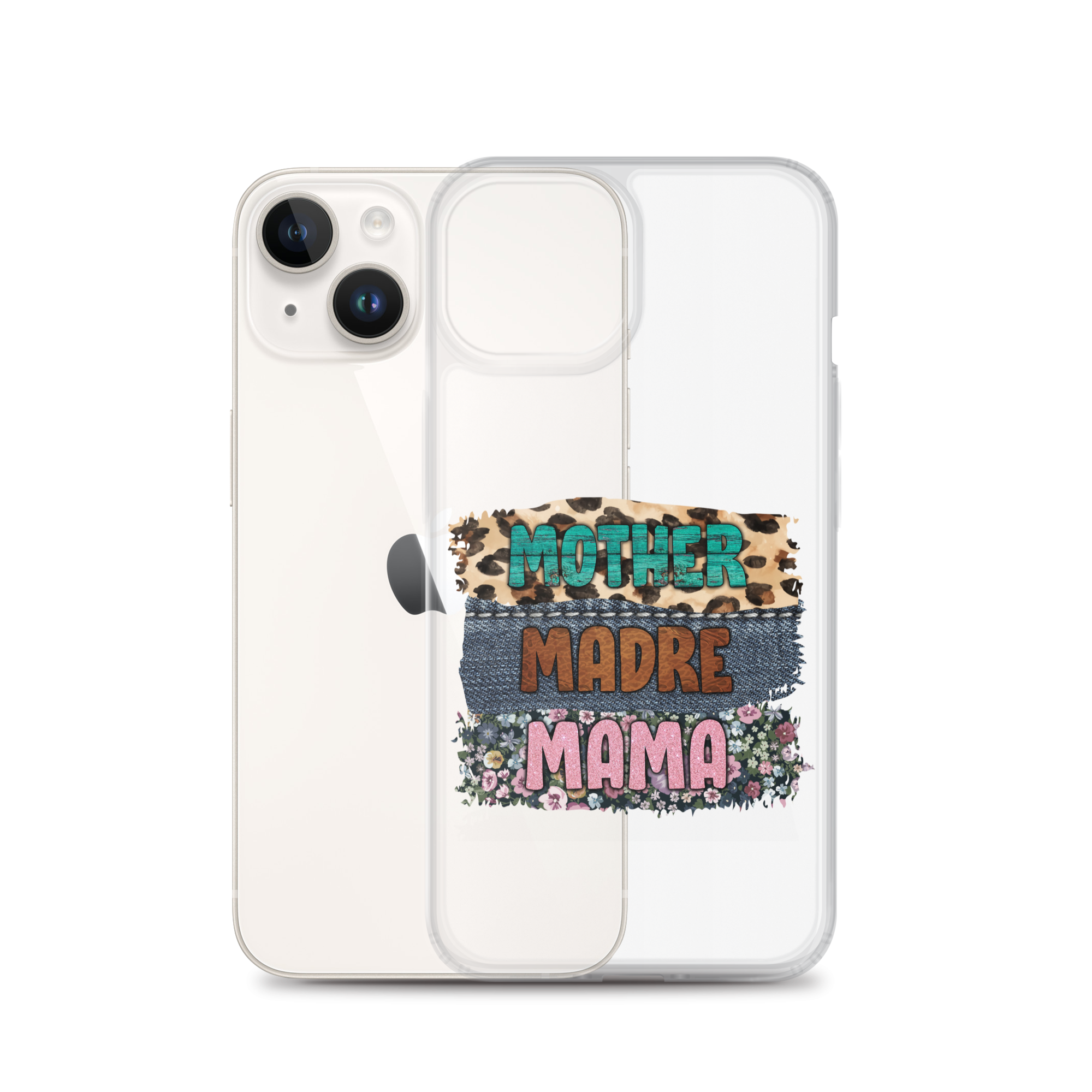 Mother, Mader, Mama Clear Case for iPhone®