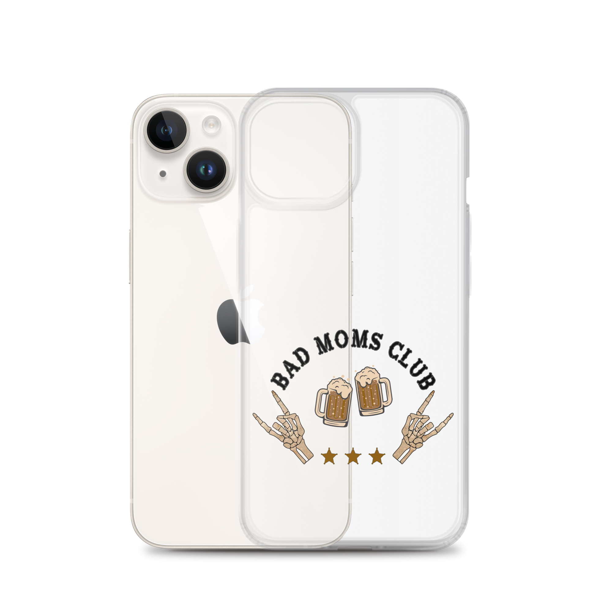 Bad Moms Club Clear Case for iPhone®