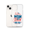 I Love Mom, Dad And USA Clear Case for iPhone®