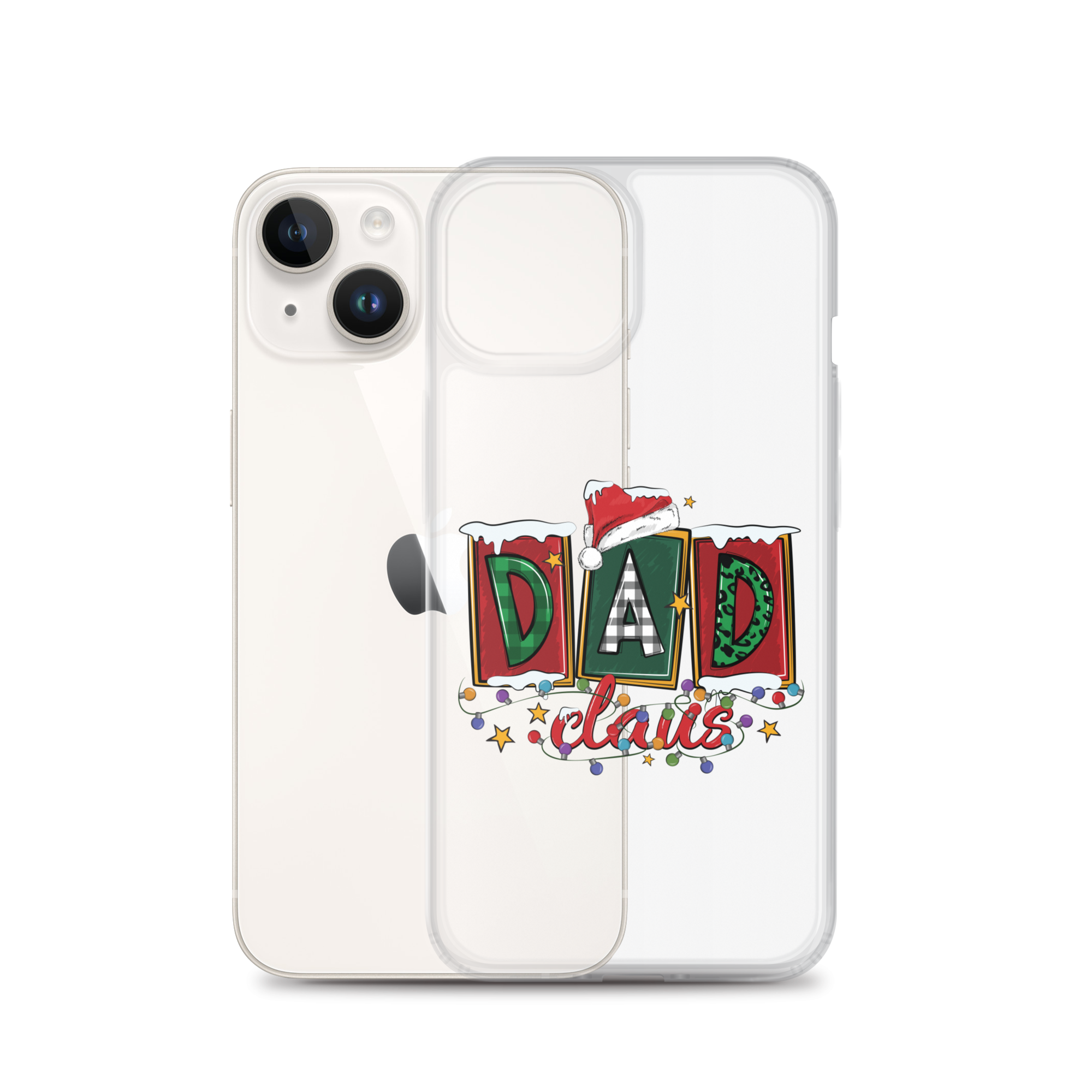 Dad Claus Clear Case for iPhone®