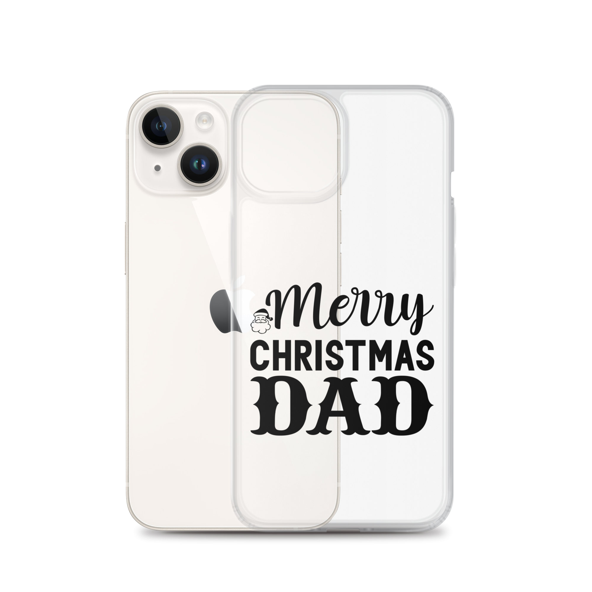 Merry Christmas Dad Clear Case for iPhone®