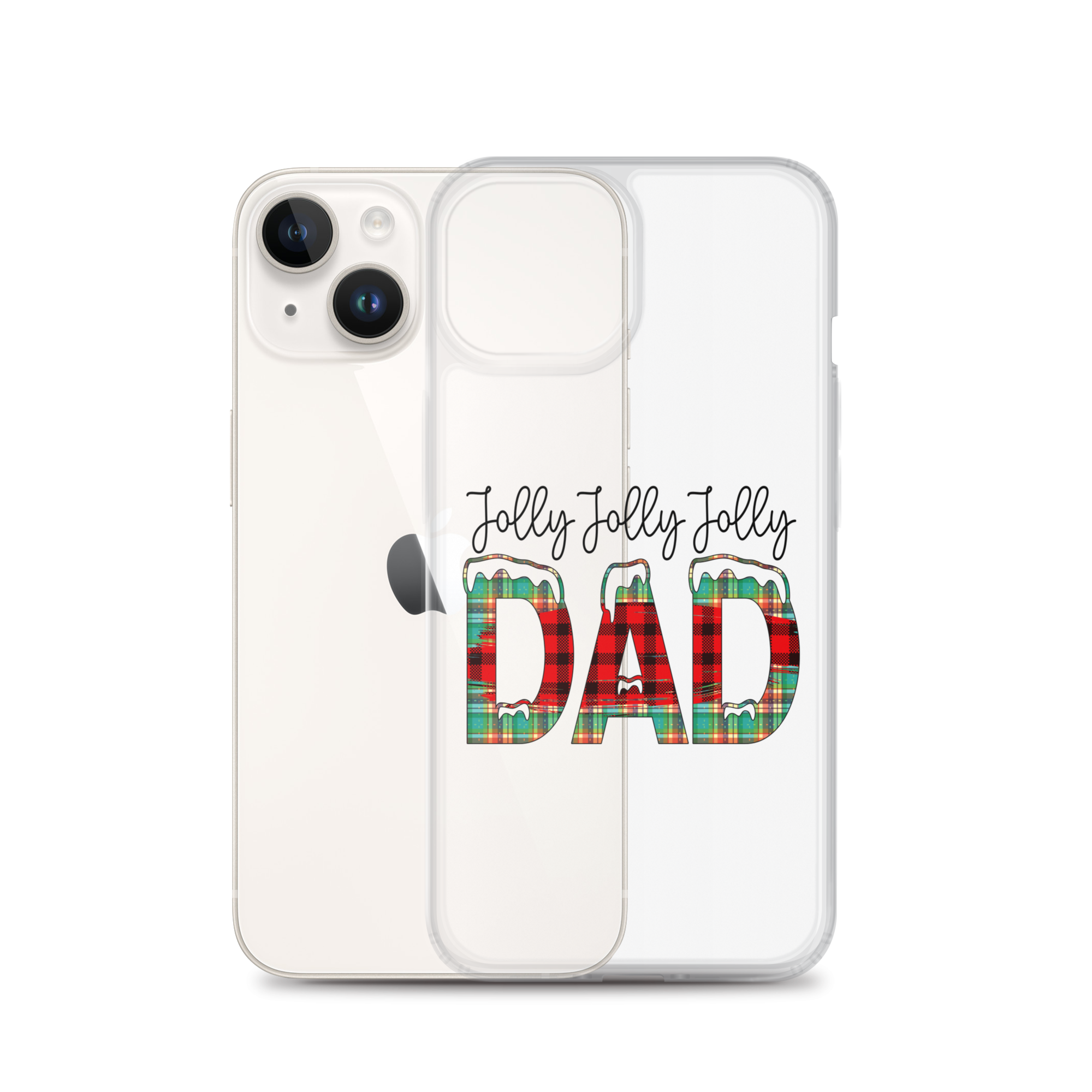 Jolly Jolly Jolly Dad Clear Case for iPhone®