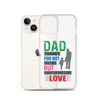 Dad Thanks For Not Pulling Out, Happy Father's Day, Love  Clear Case for iPhone®