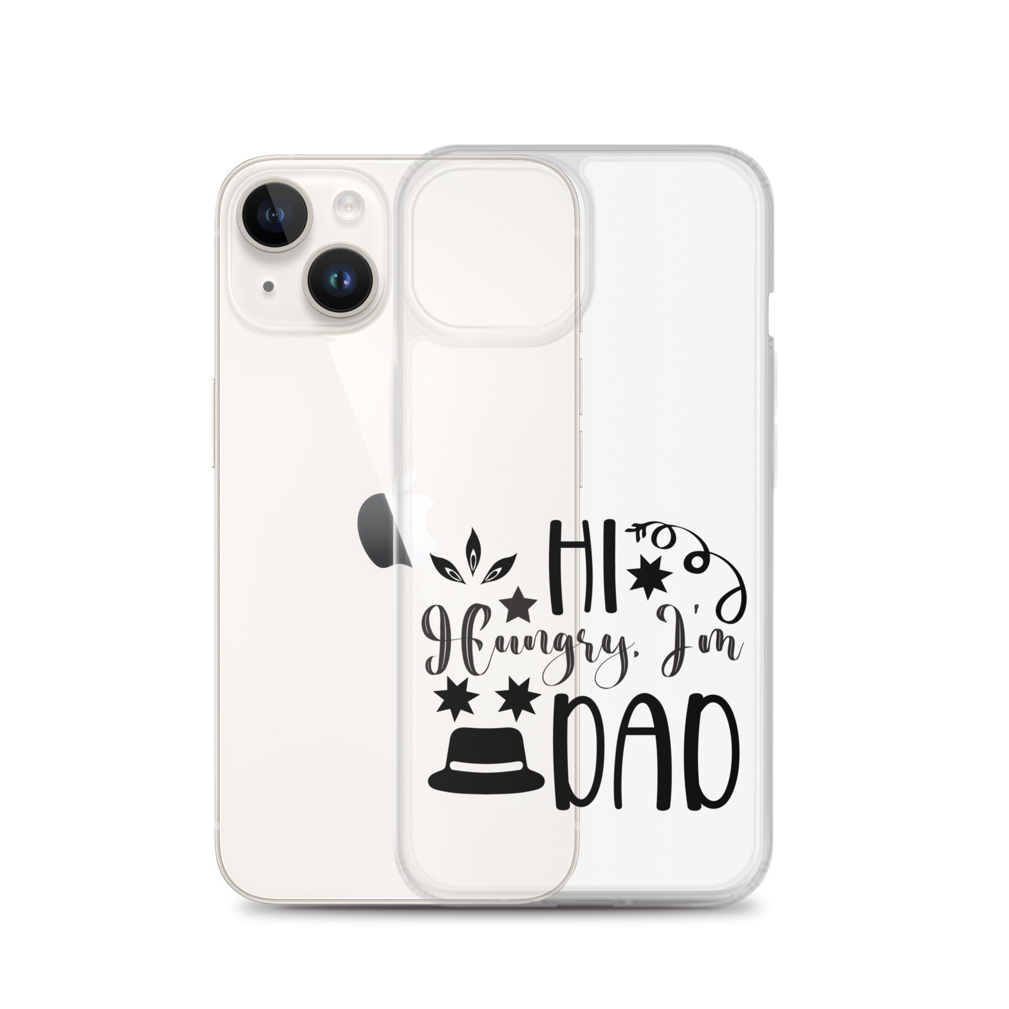 Hi, Hangry, I'm Dad. Clear Case for iPhone®