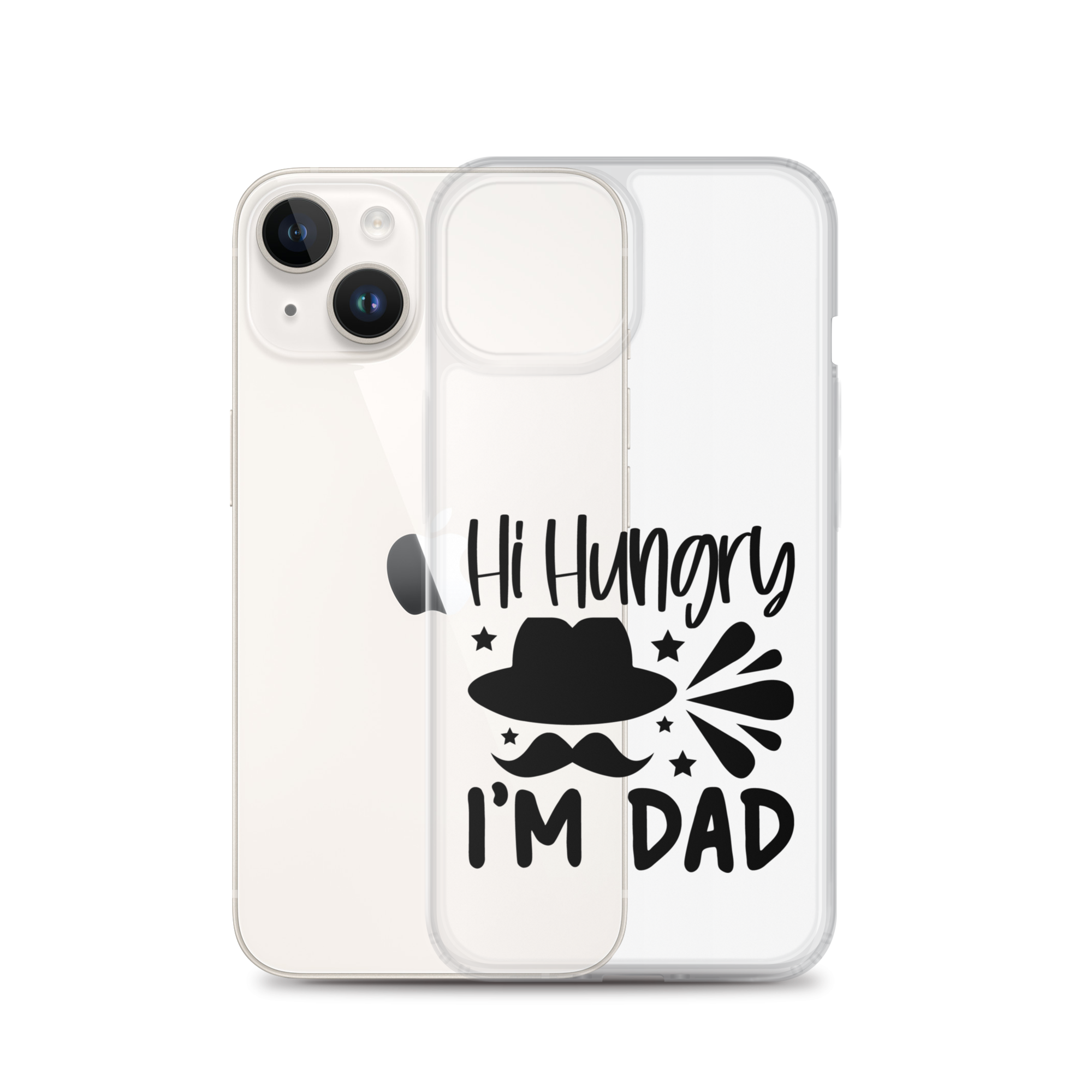 Hi, Hangry, I'm Dad. Clear Case for iPhone®