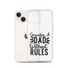 Grandpa A Dad Without Rules Clear Case for iPhone®