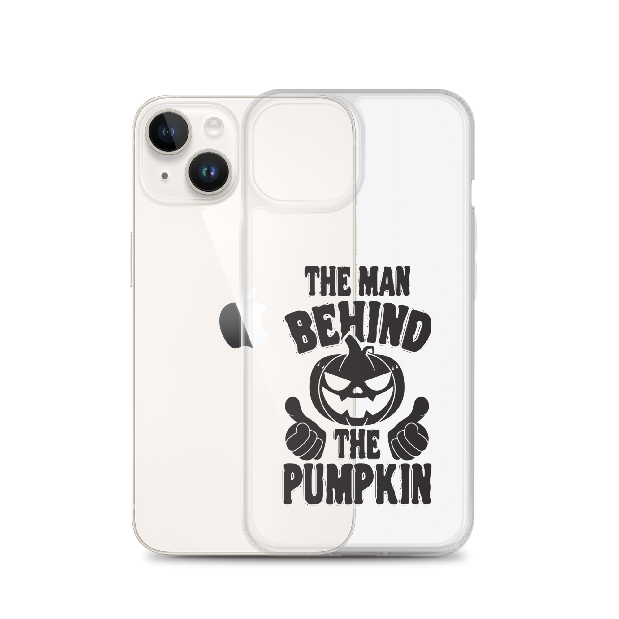 The Man Behind The Pumpkin Clear Case for iPhone®