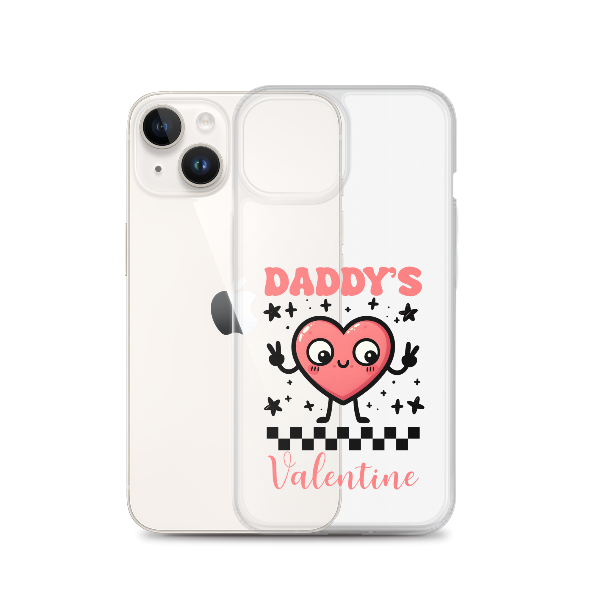 Daddy's Valentine Clear Case for iPhone®