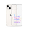 Sorry Girls Mommy Is My Valentine Clear Case for iPhone®