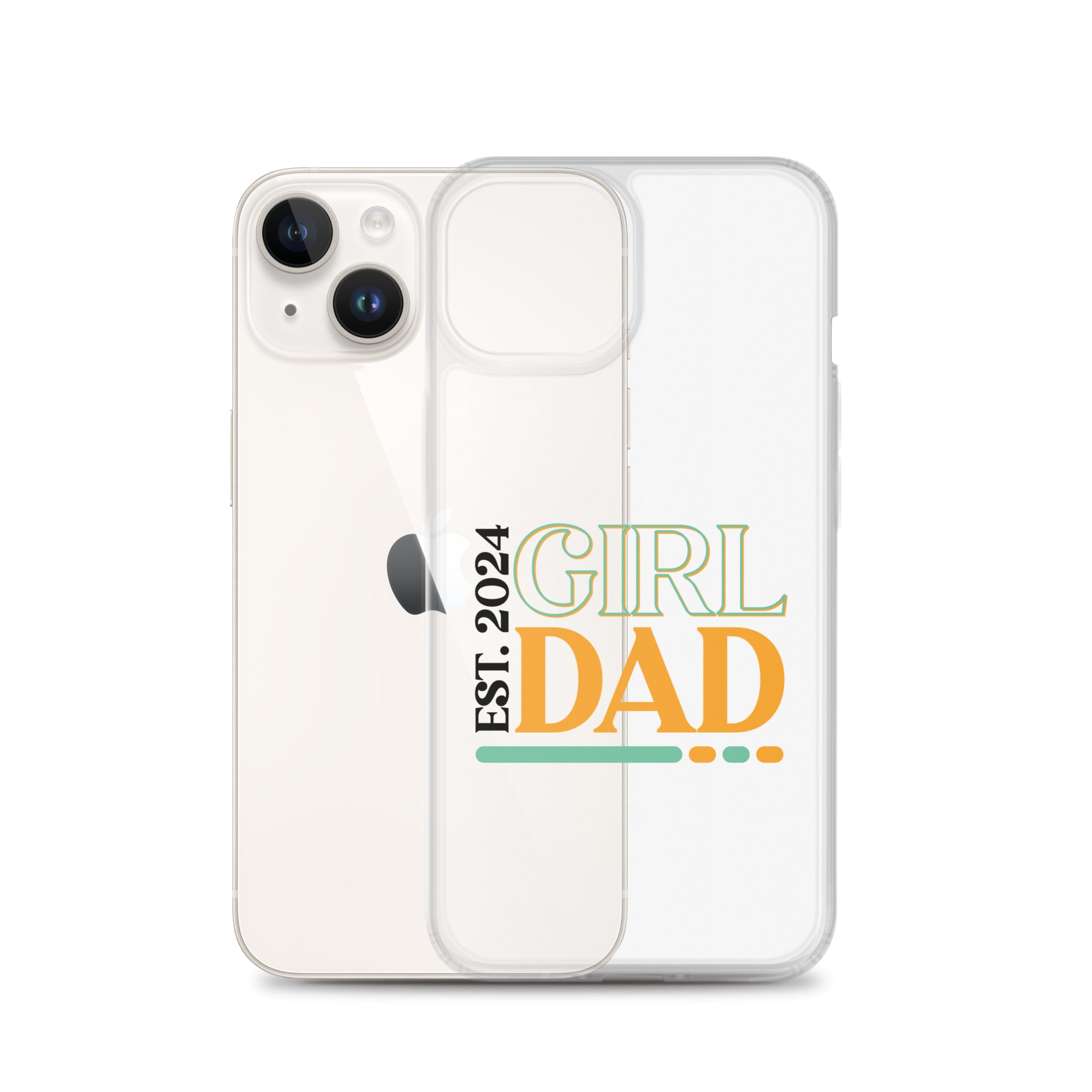 Girl Dad Est. 2024 Clear Case for iPhone®