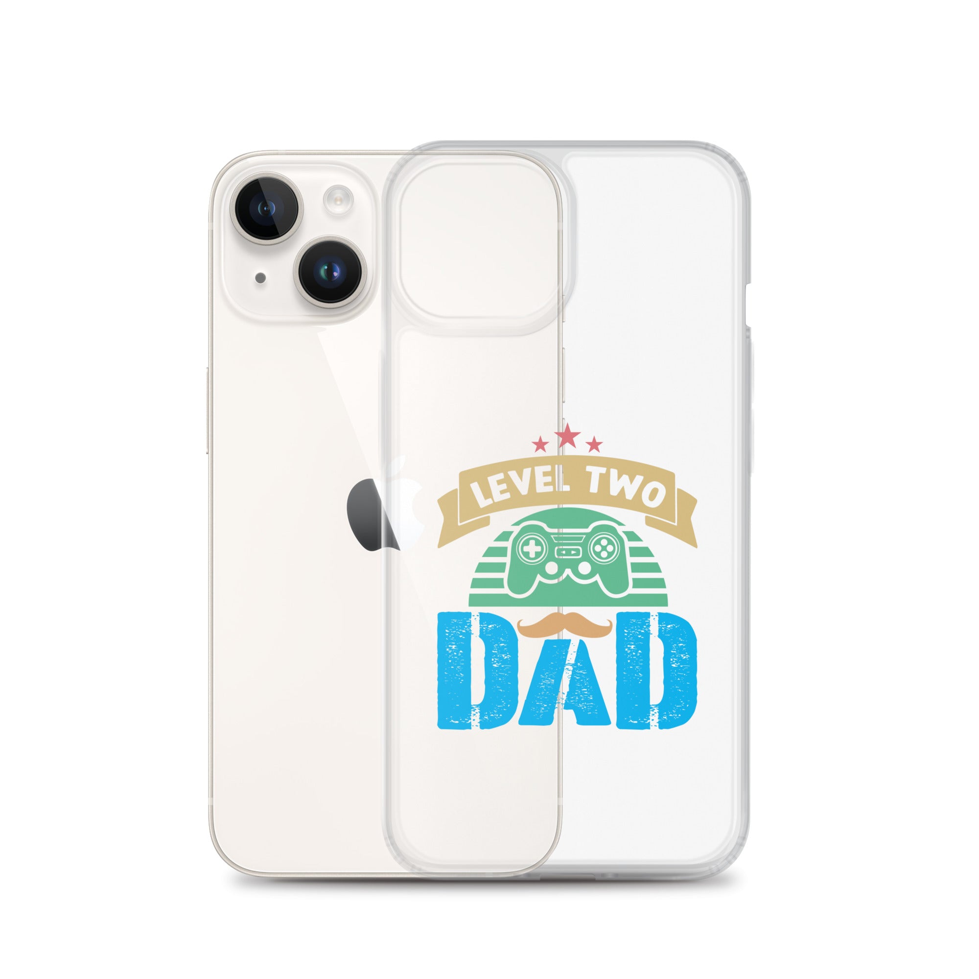 Level Two Dad Clear Case for iPhone®