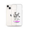 Just Want to Tell You A Secret I'm Pregnant Clear Case for iPhone®