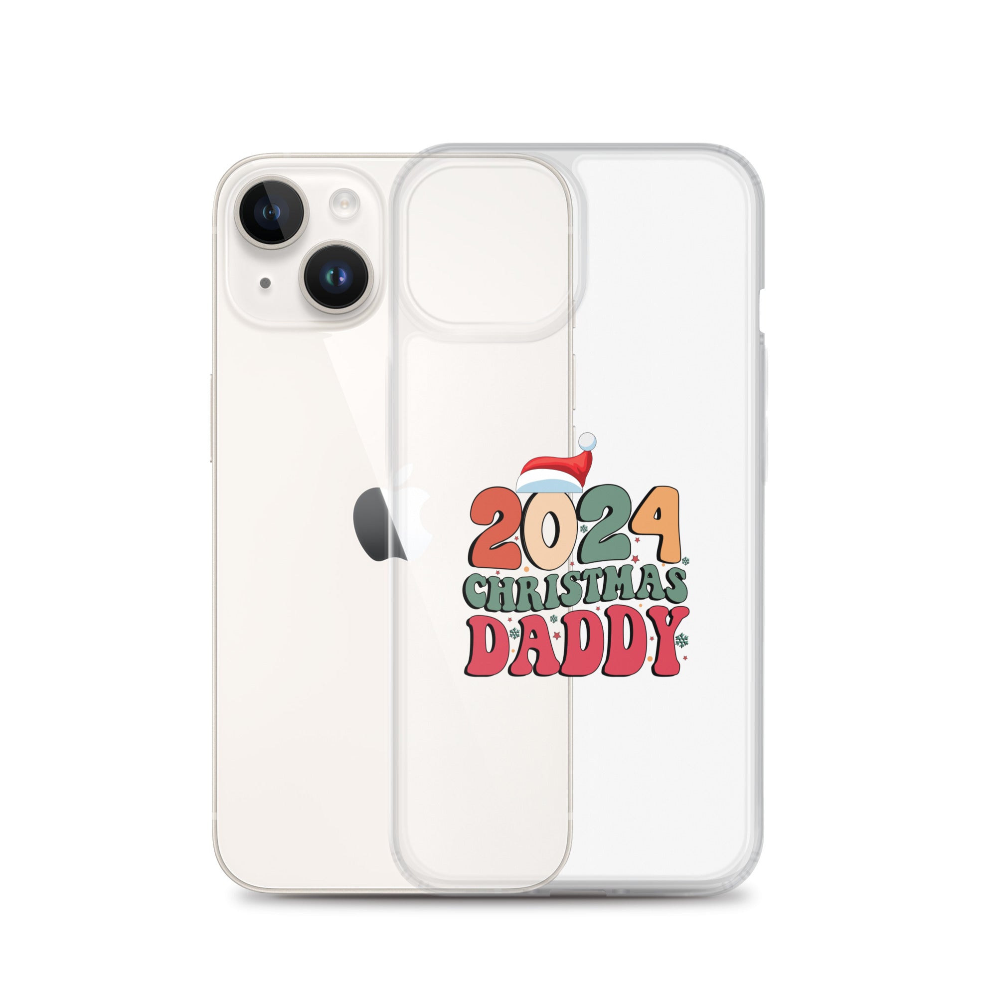 2024 Christmas Daddy Clear Case for iPhone®