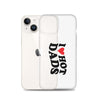 I Love Hot Dads Clear Case for iPhone®