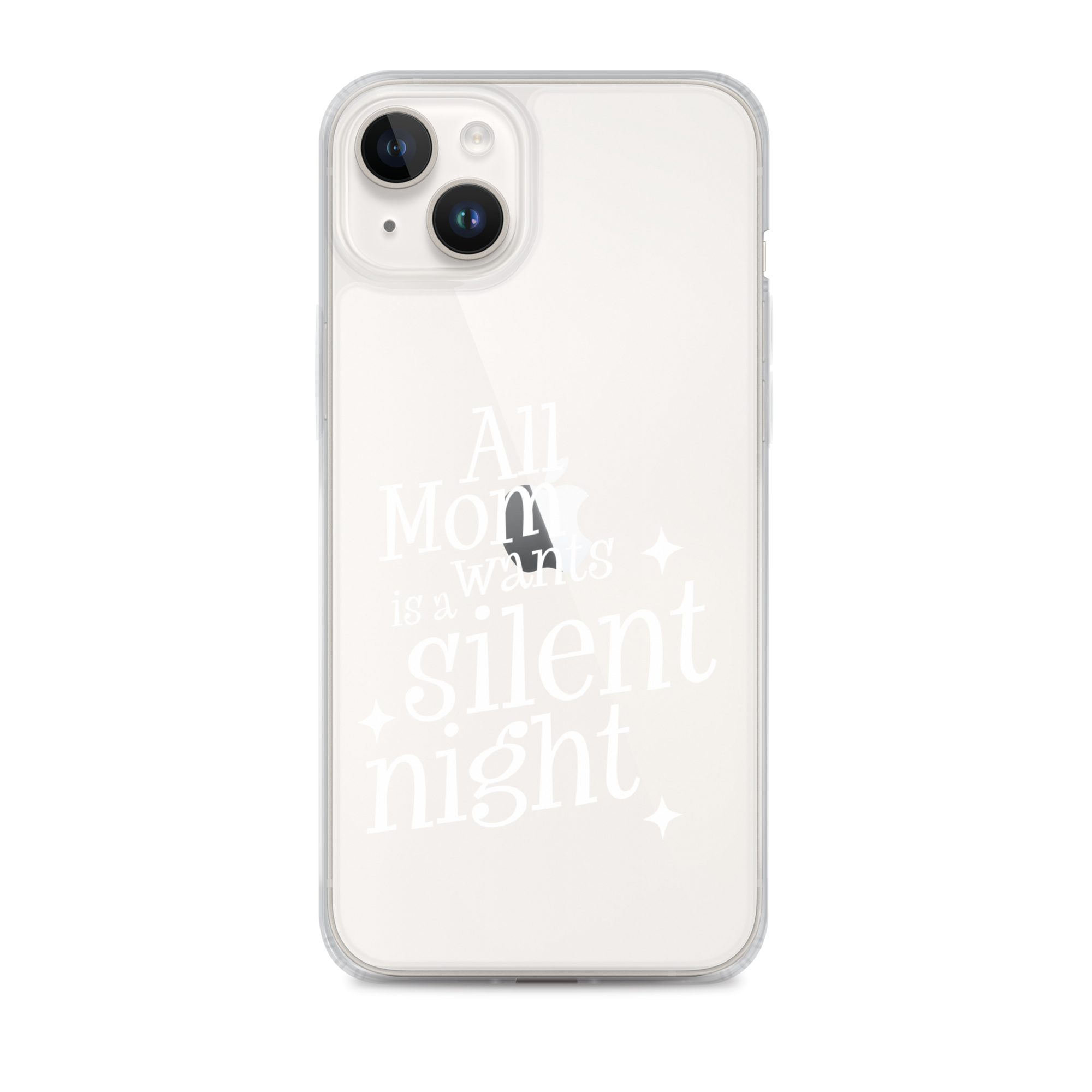 All Mama Wants Is A Silent Night Clear Case for iPhone®