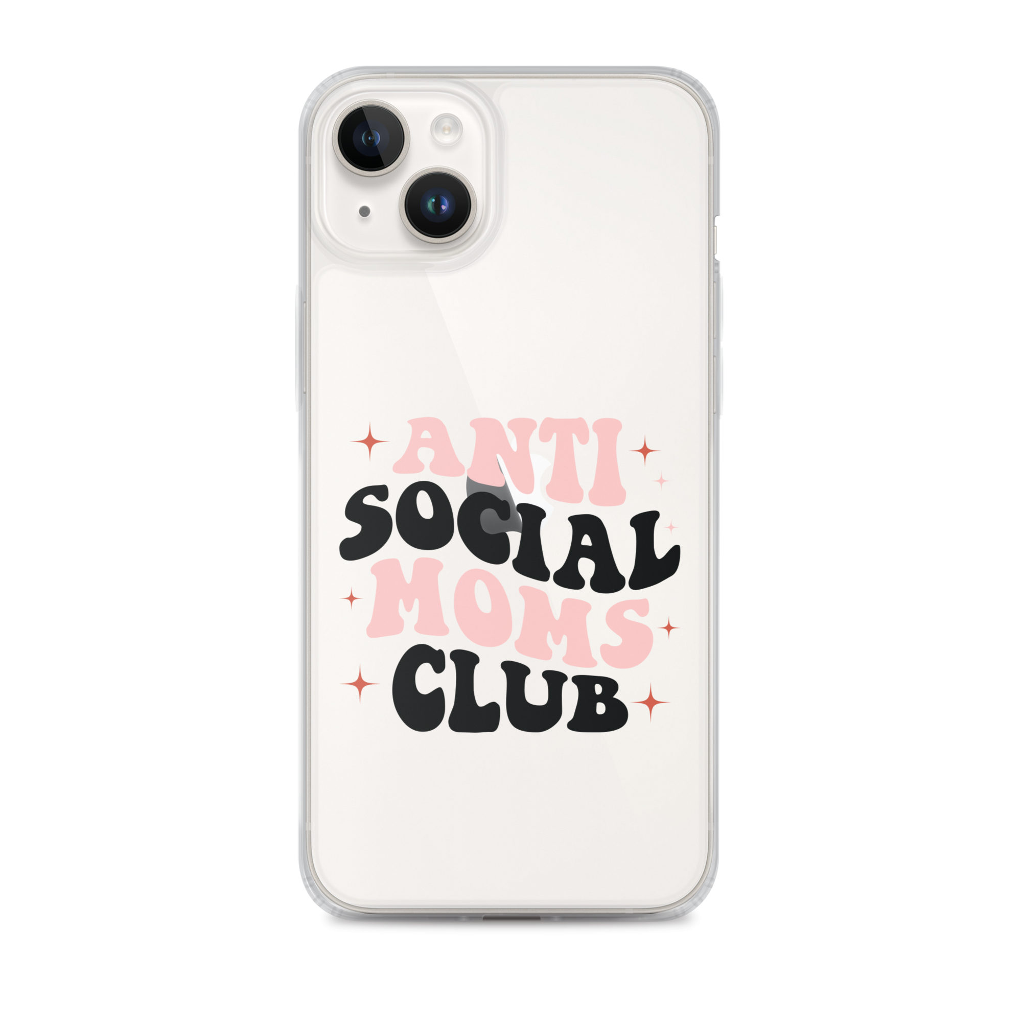 Anti Social Moms Club Clear Case for iPhone®