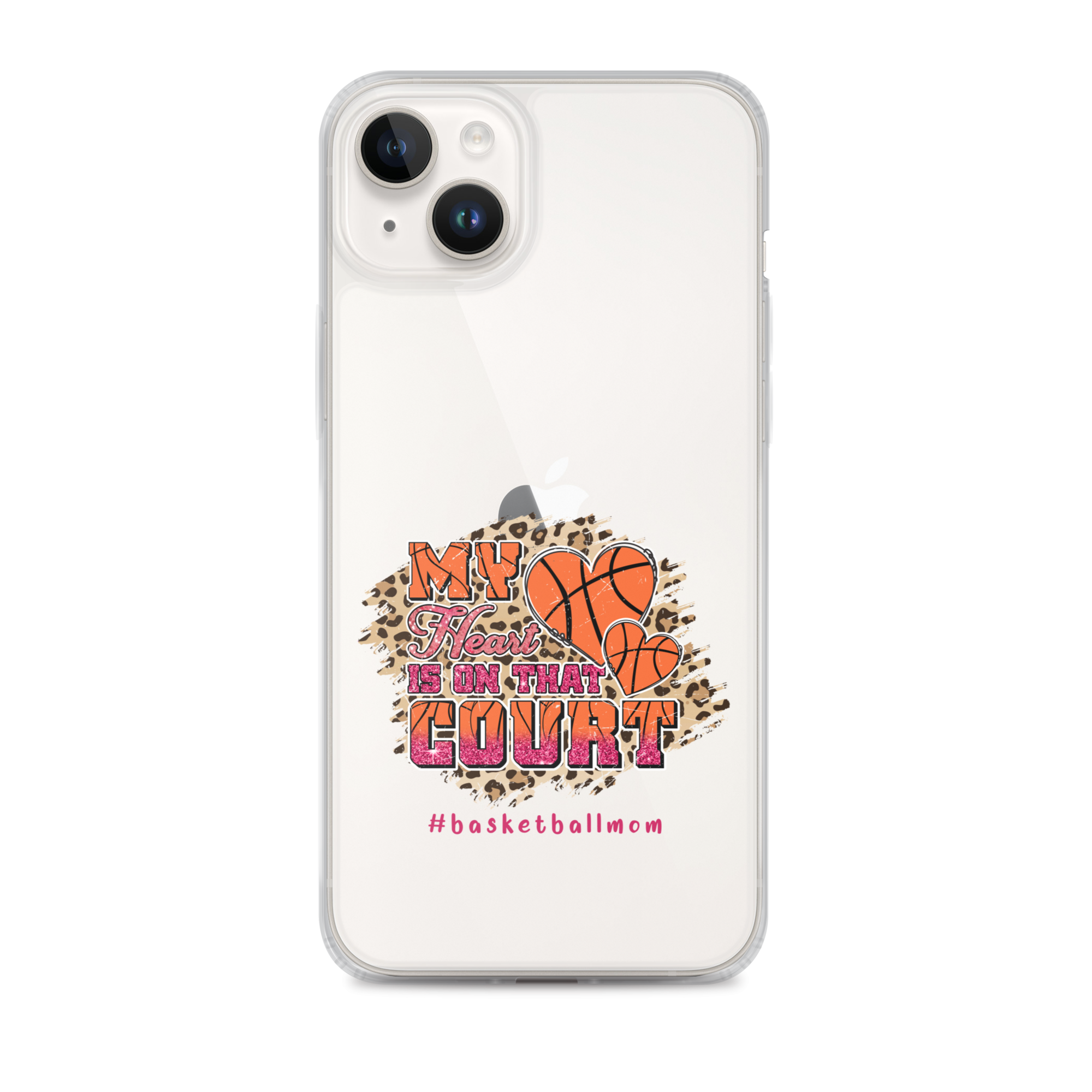 My Heart Is On That Court Clear Case for iPhone®