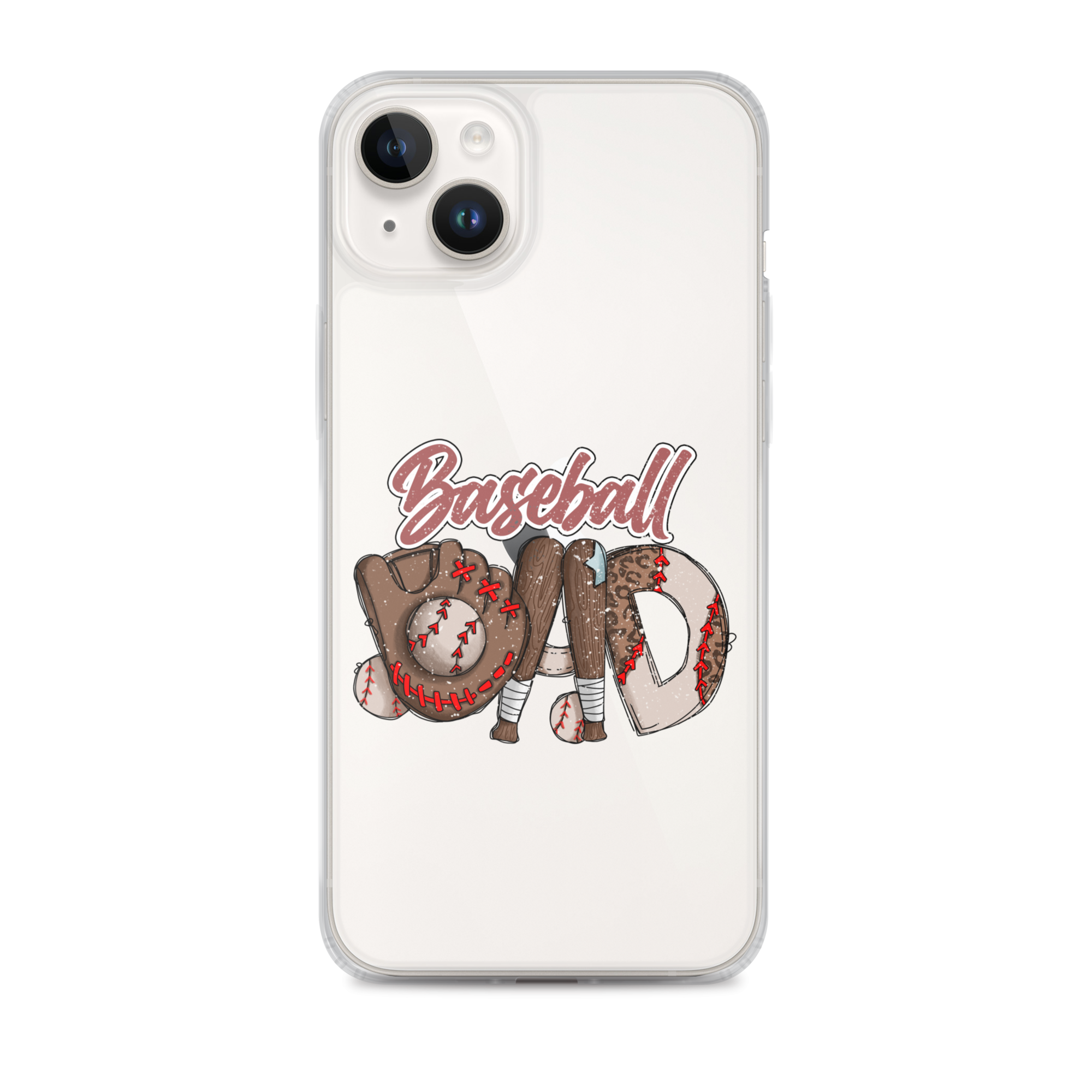 Baseball Dad Clear Case for iPhone®