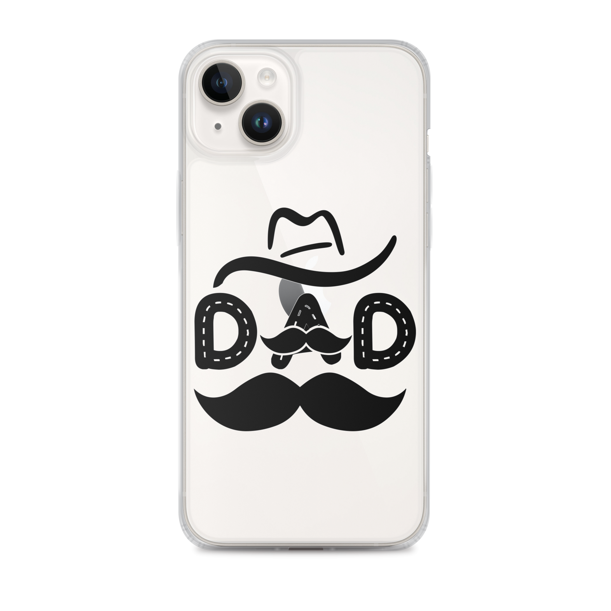 Dad Cowboy Clear Case for iPhone®