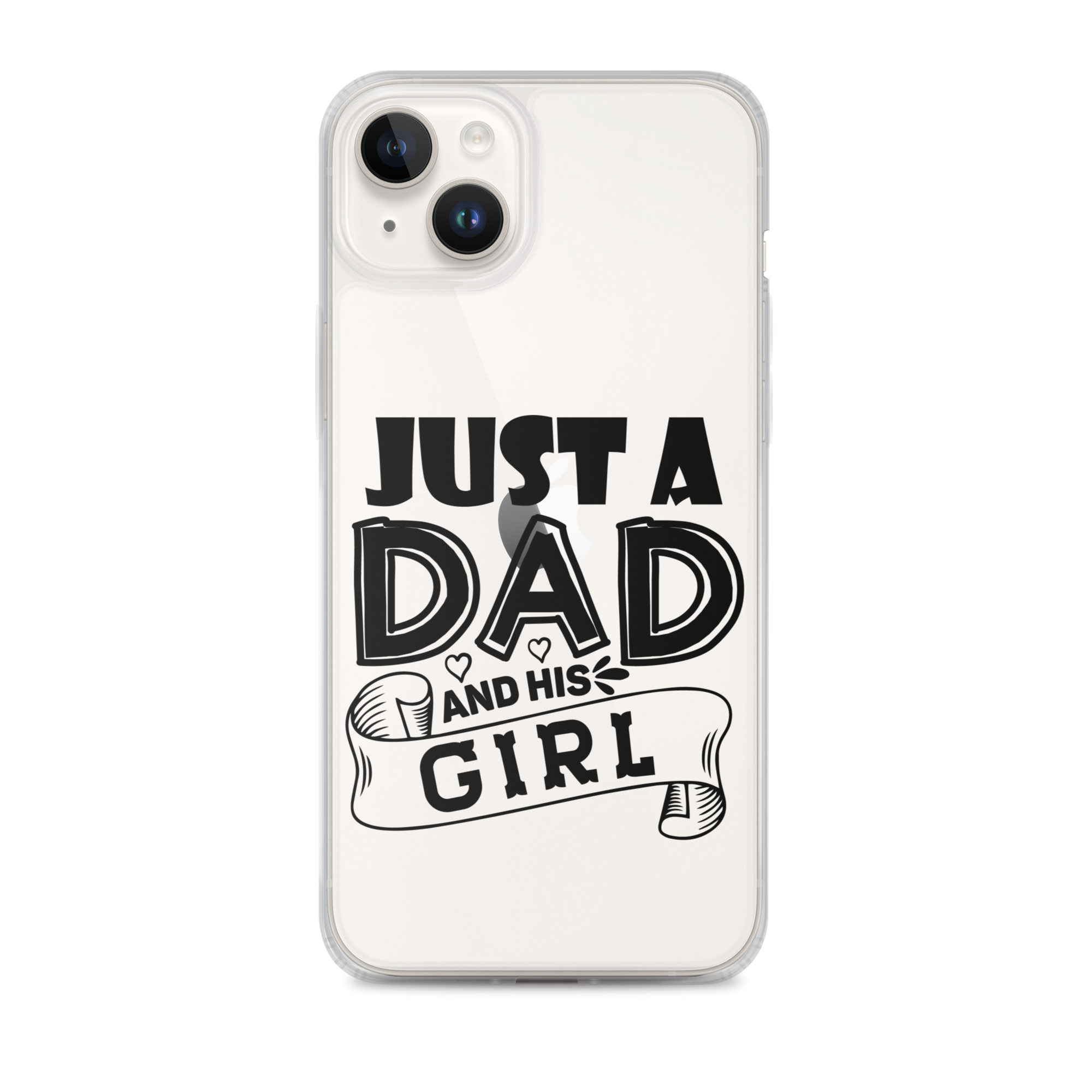 Just A Dad And His Girl Clear Case for iPhone®