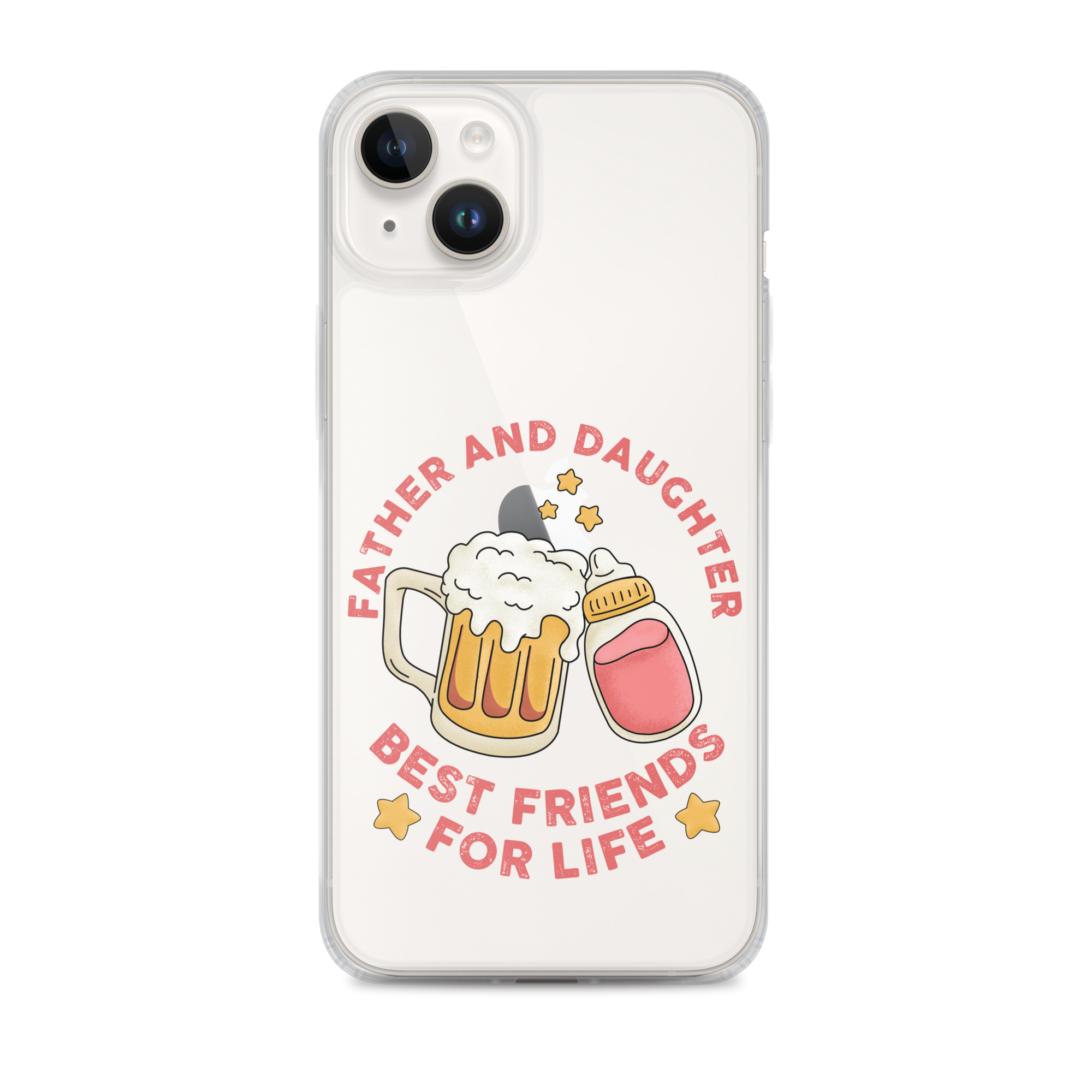 Father And Daughter Best Friends For Life Clear Case for iPhone®