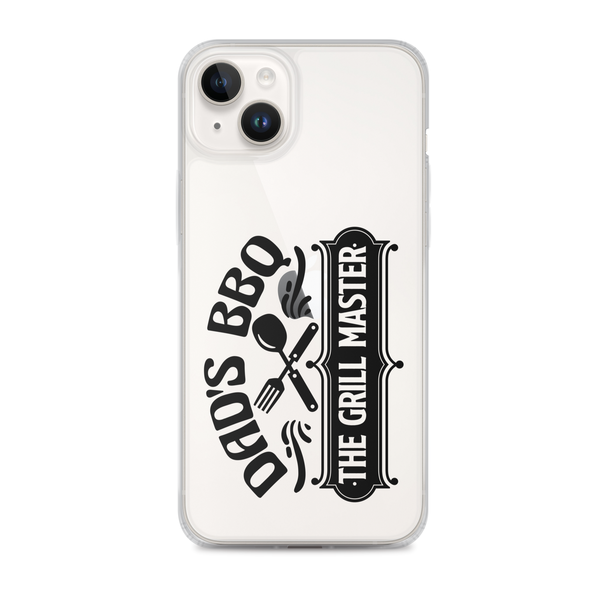 Dad's BBQ The Grill Master Clear Case for iPhone®