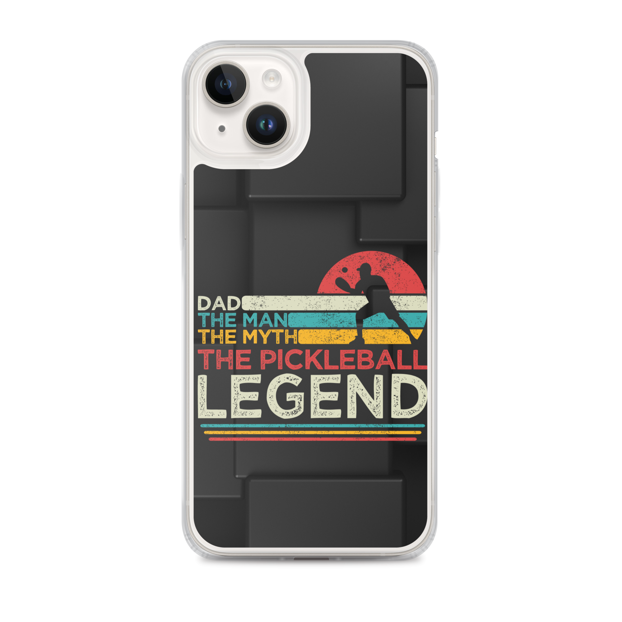 Dad The Man The Myth The Pickleball Legend Clear Case for iPhone®