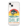 Dilf Damn I Love Fishing Clear Case for iPhone®