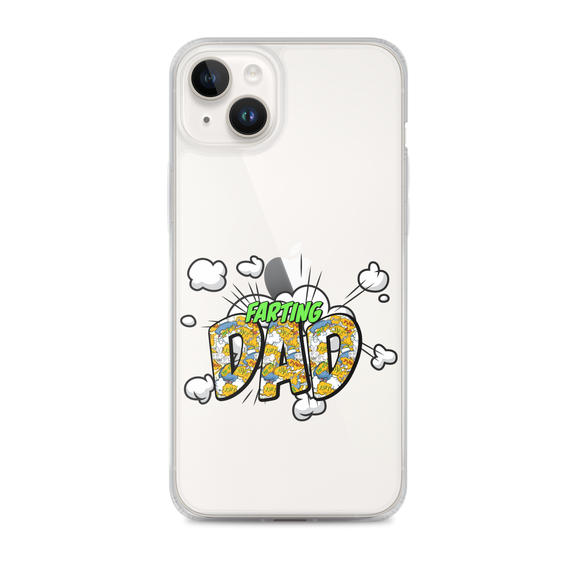 Farting Dad Clear Case for iPhone®