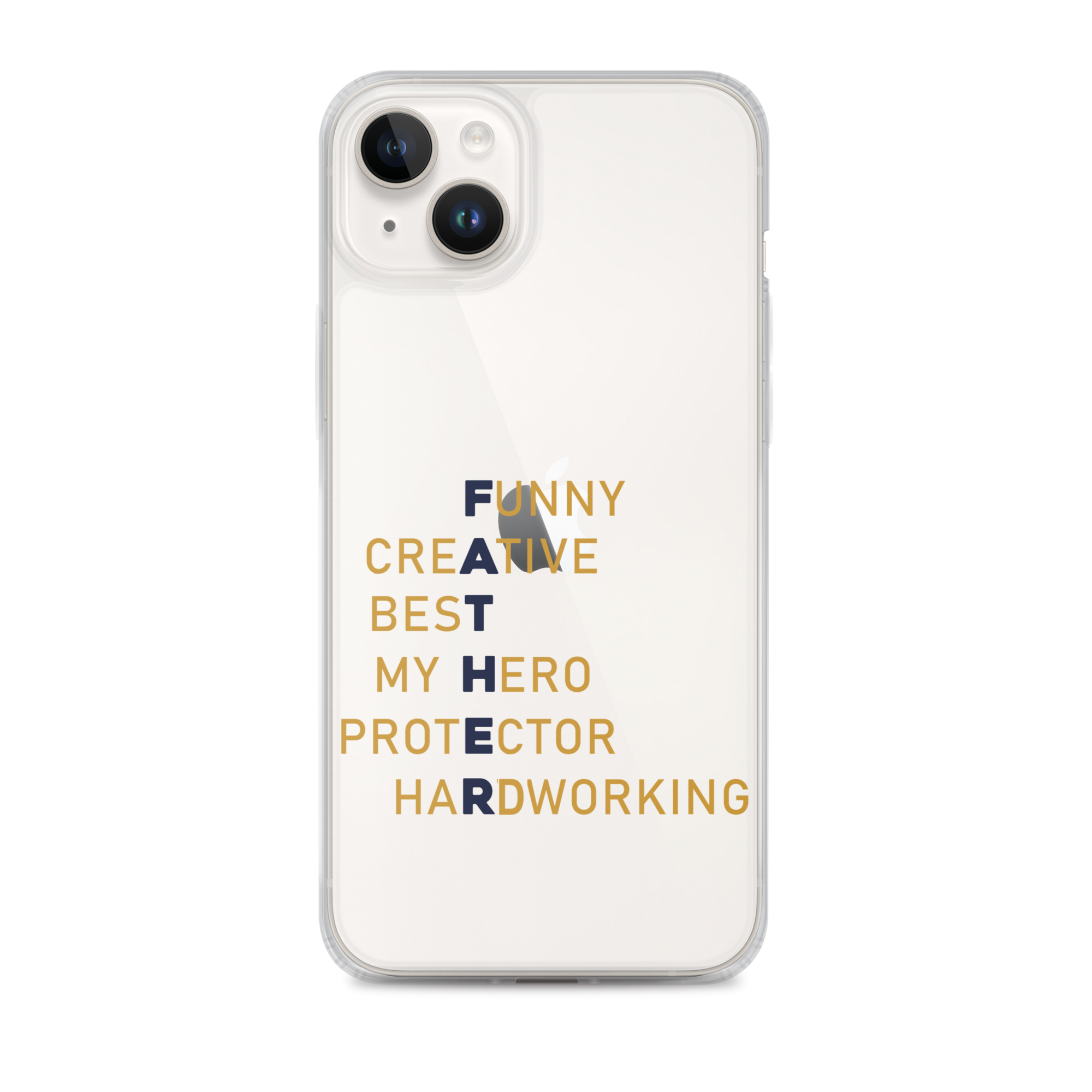 Funny Creative Best My Hero Protector HardWorking Clear Case for iPhone®