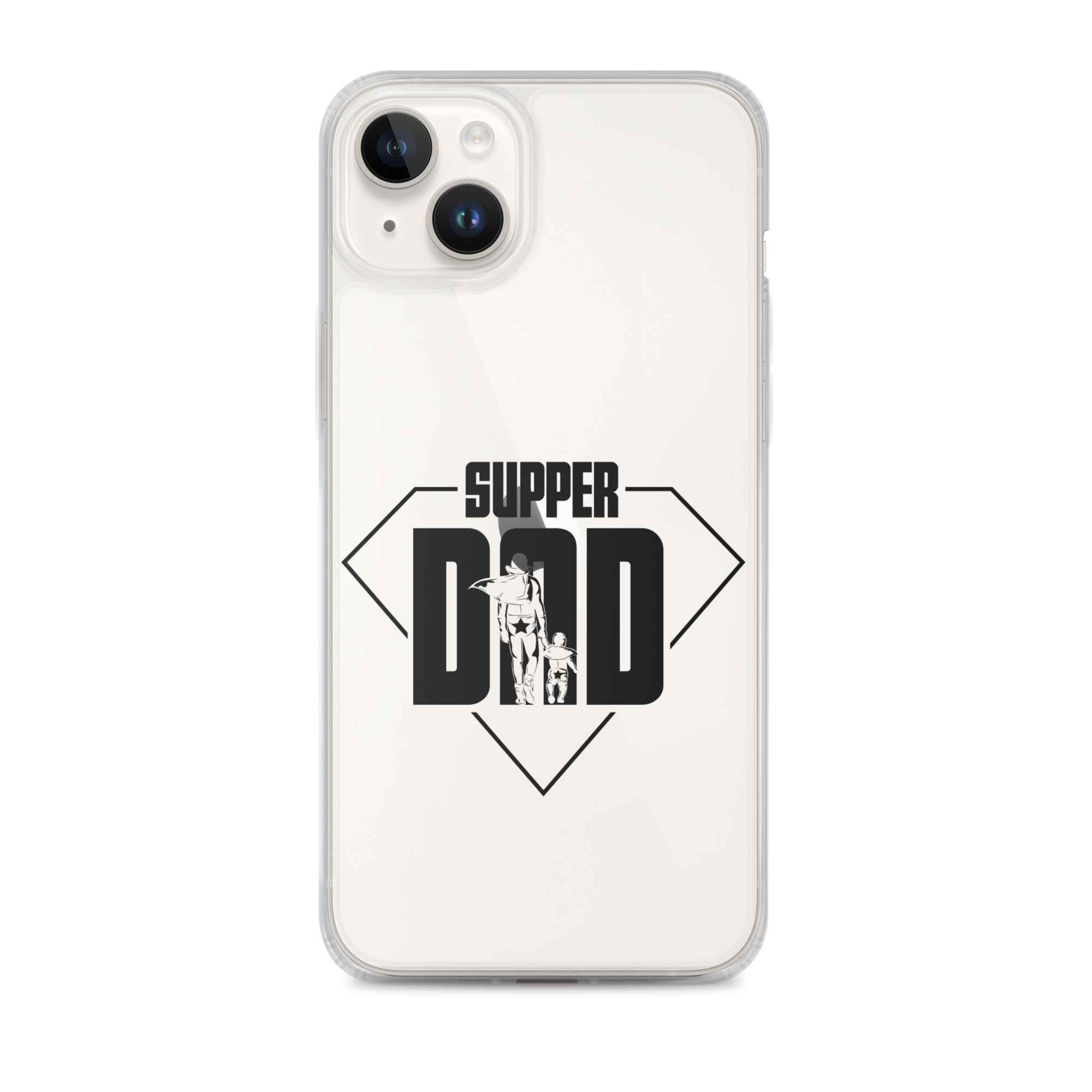 Super Dad Clear Case for iPhone®